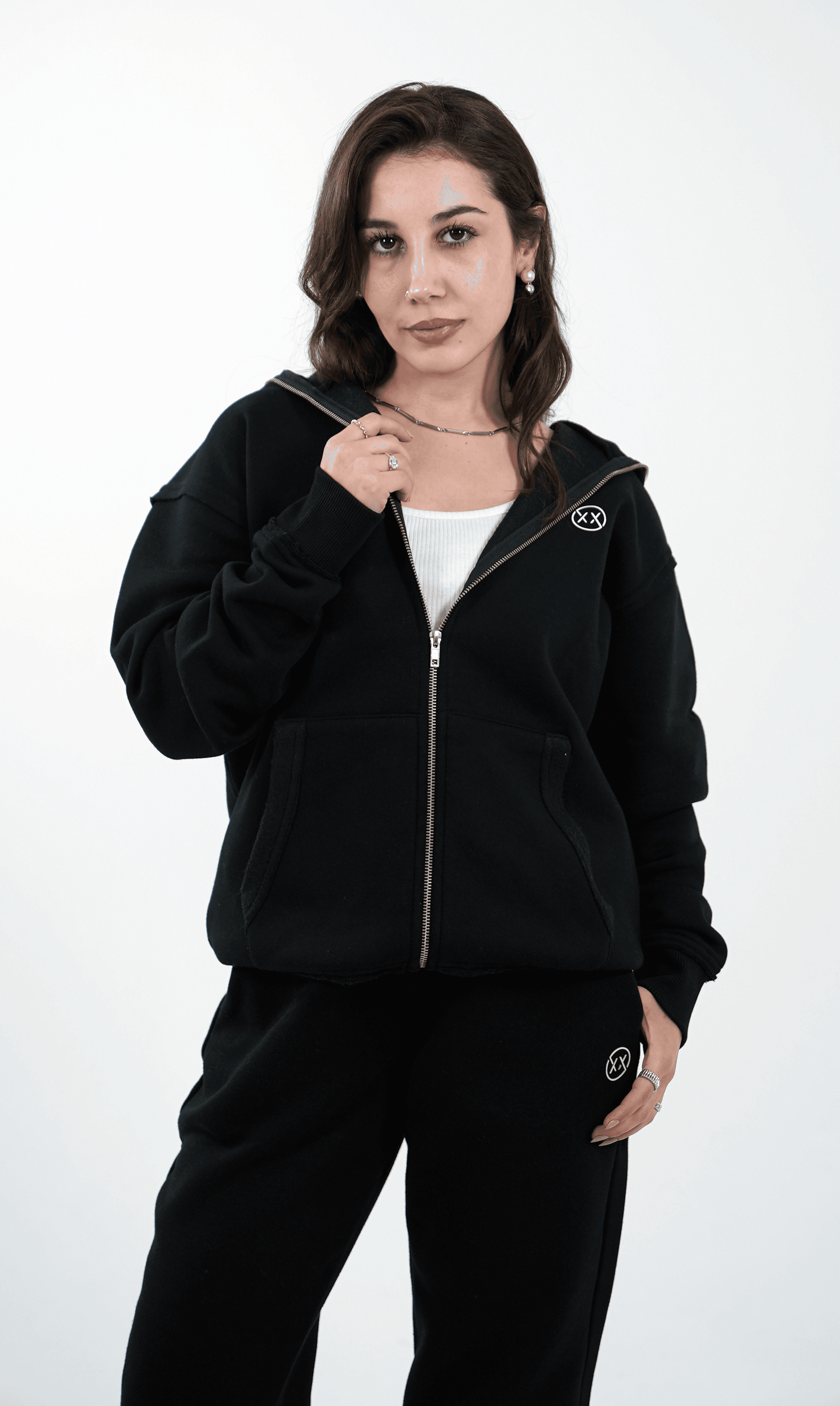 FULLZIP XX BASIC HOODIE