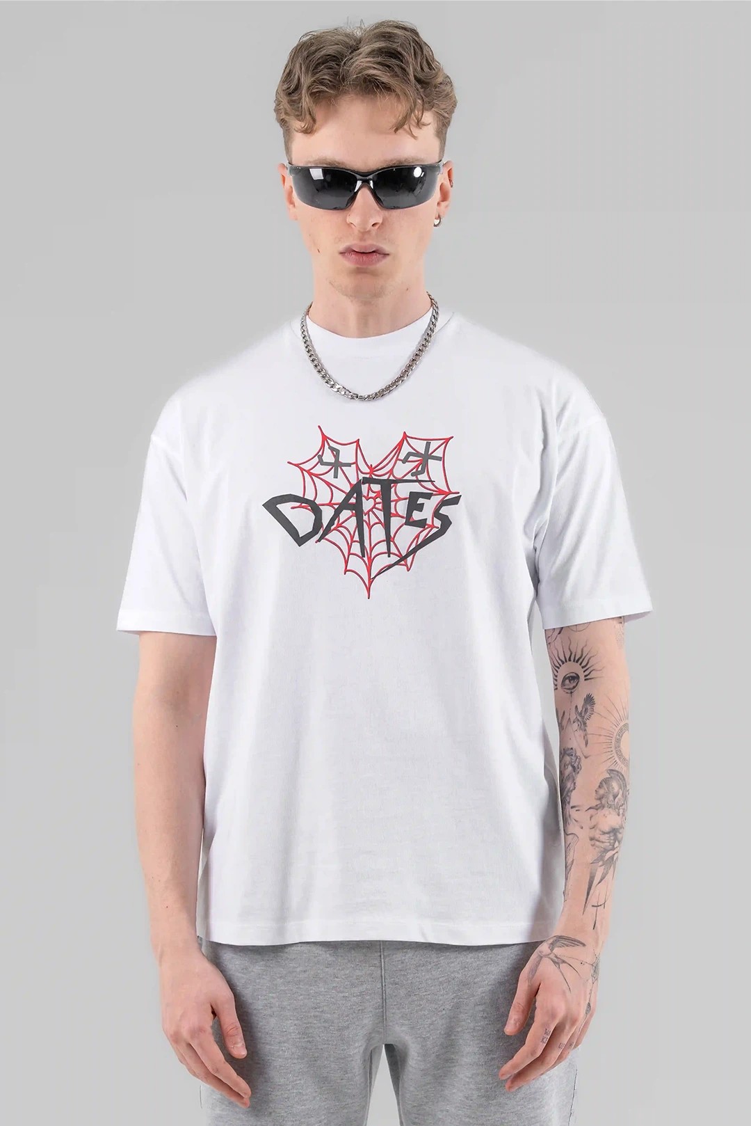 SPIDER LOVE BEYAZ T-SHIRT