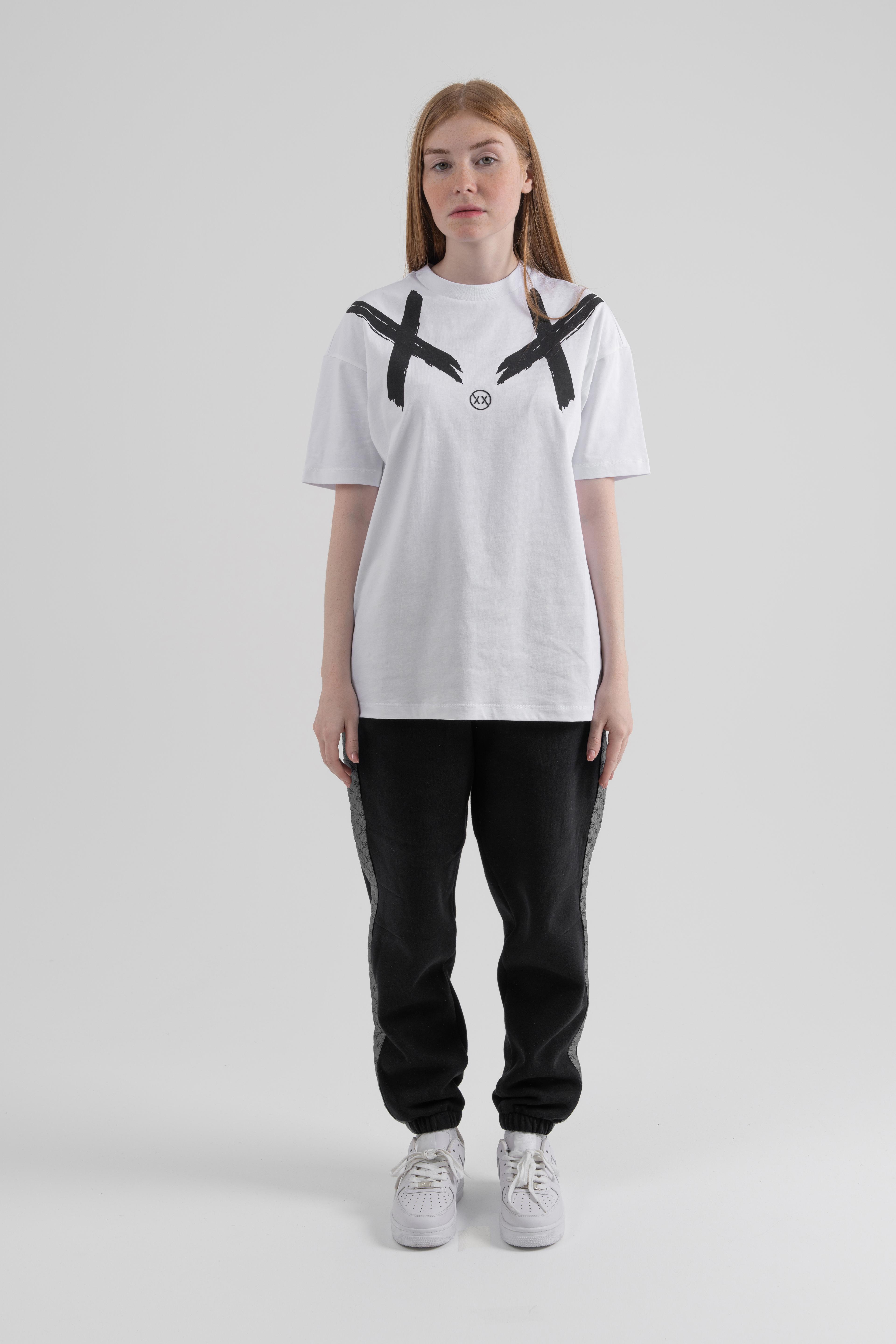 Beyaz RAVEN TEE OVERSIZE T-SHIRT