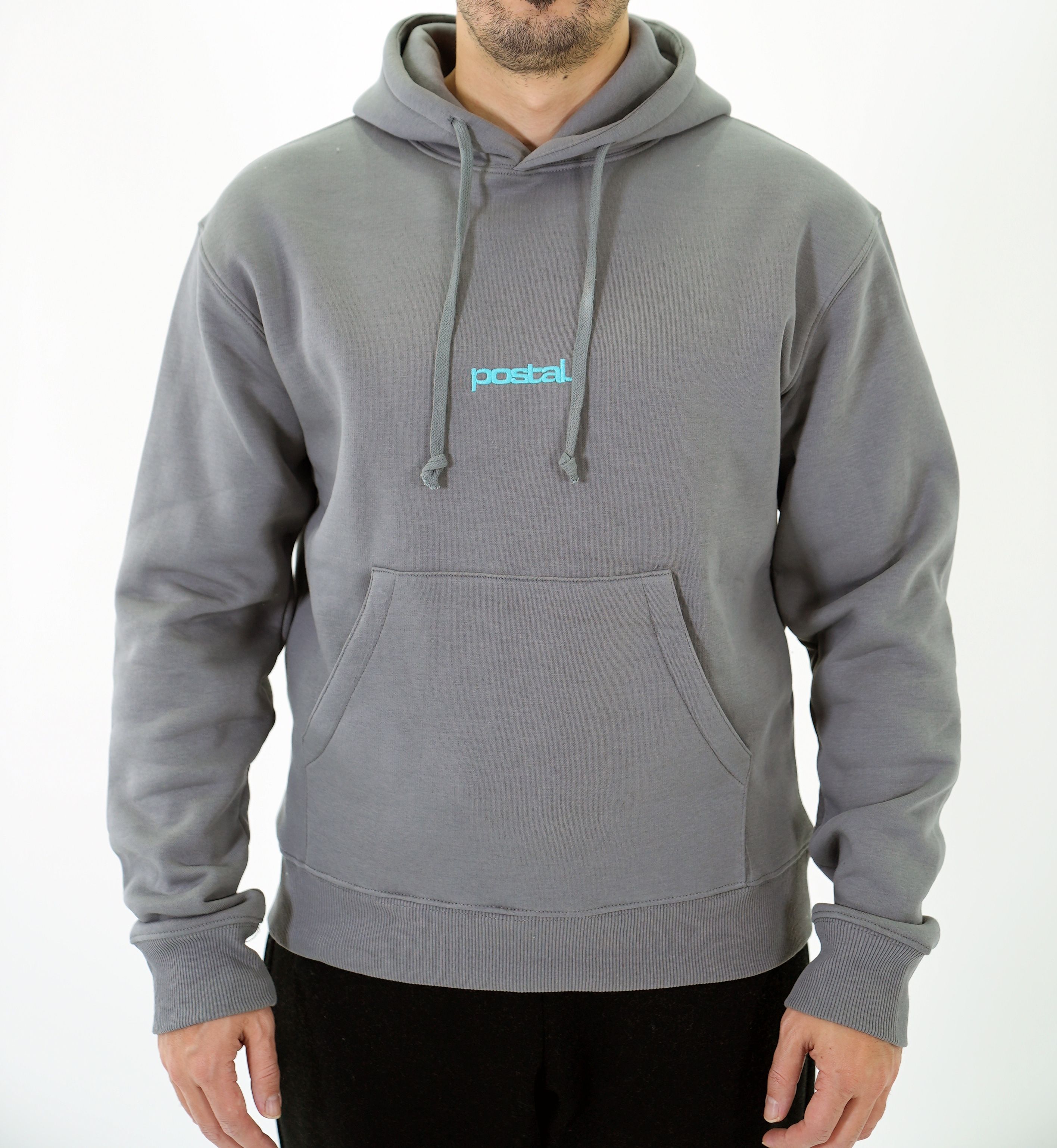 POSTAL MINIMAL BLUE ANTRASIT HOODIE