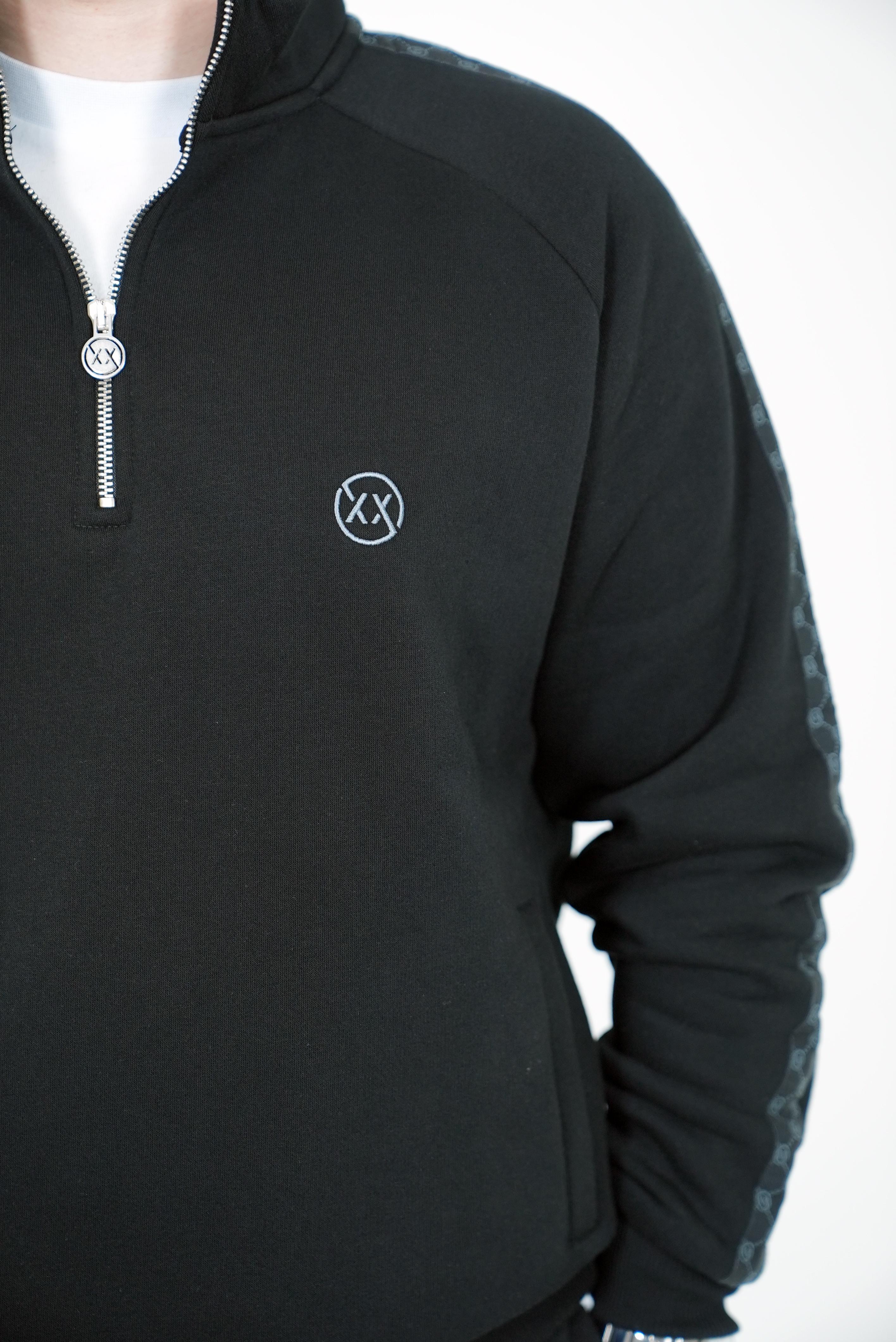 HALFZIP TRACKSUIT BLACK