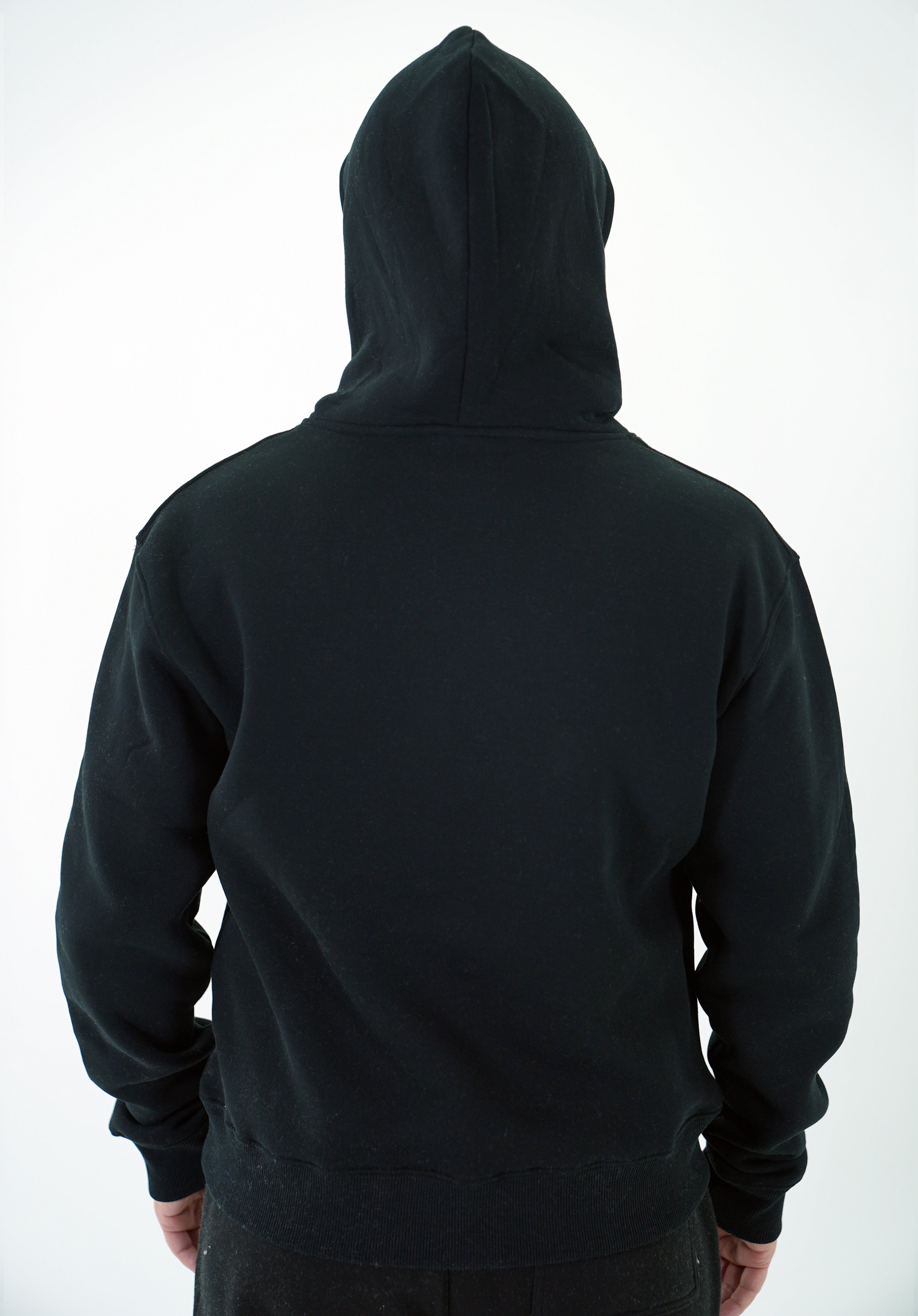 POSTAL MINIMAL PINK SİYAH HOODIE