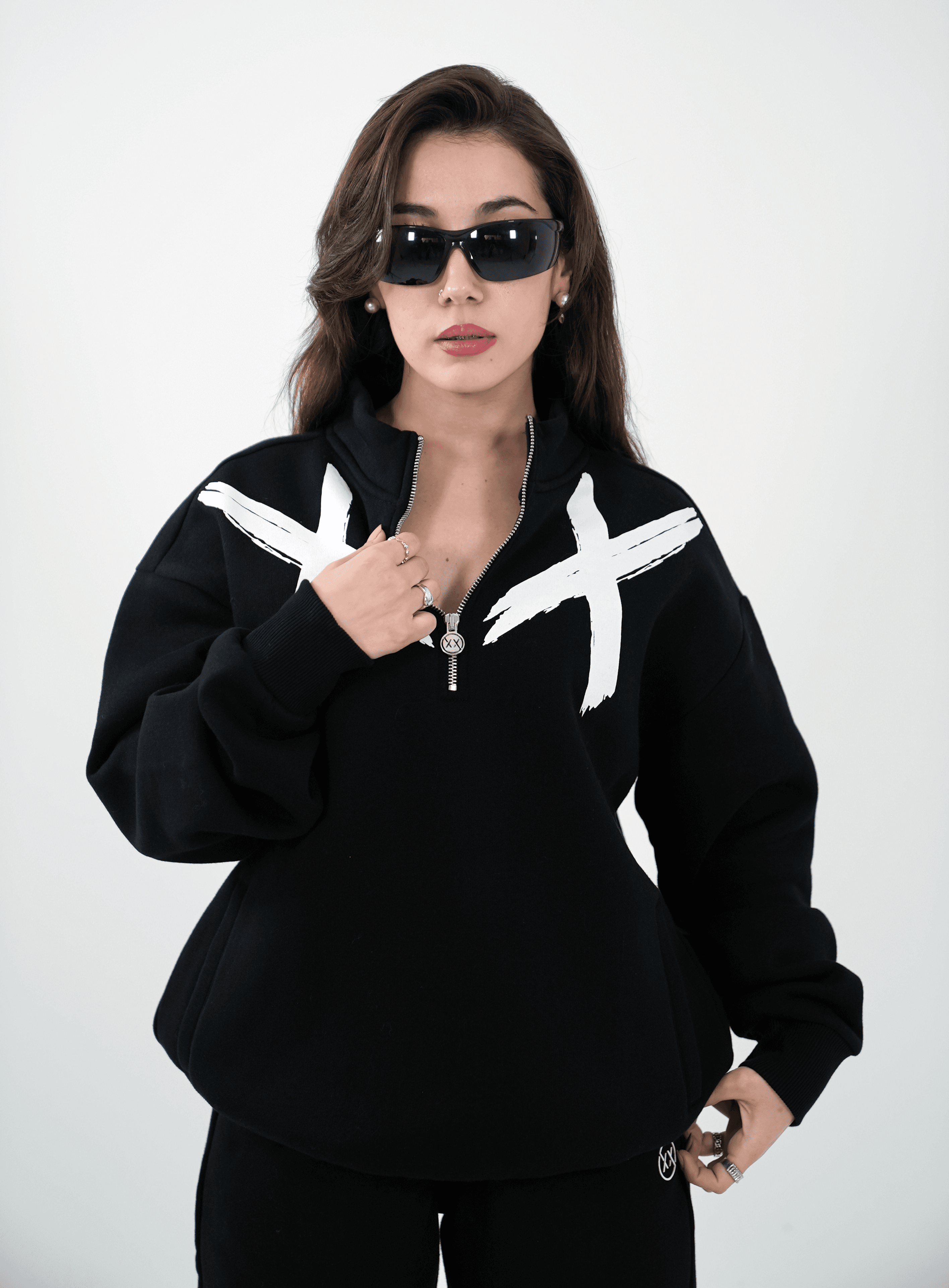 HALFZIP XX BASIC BLACK