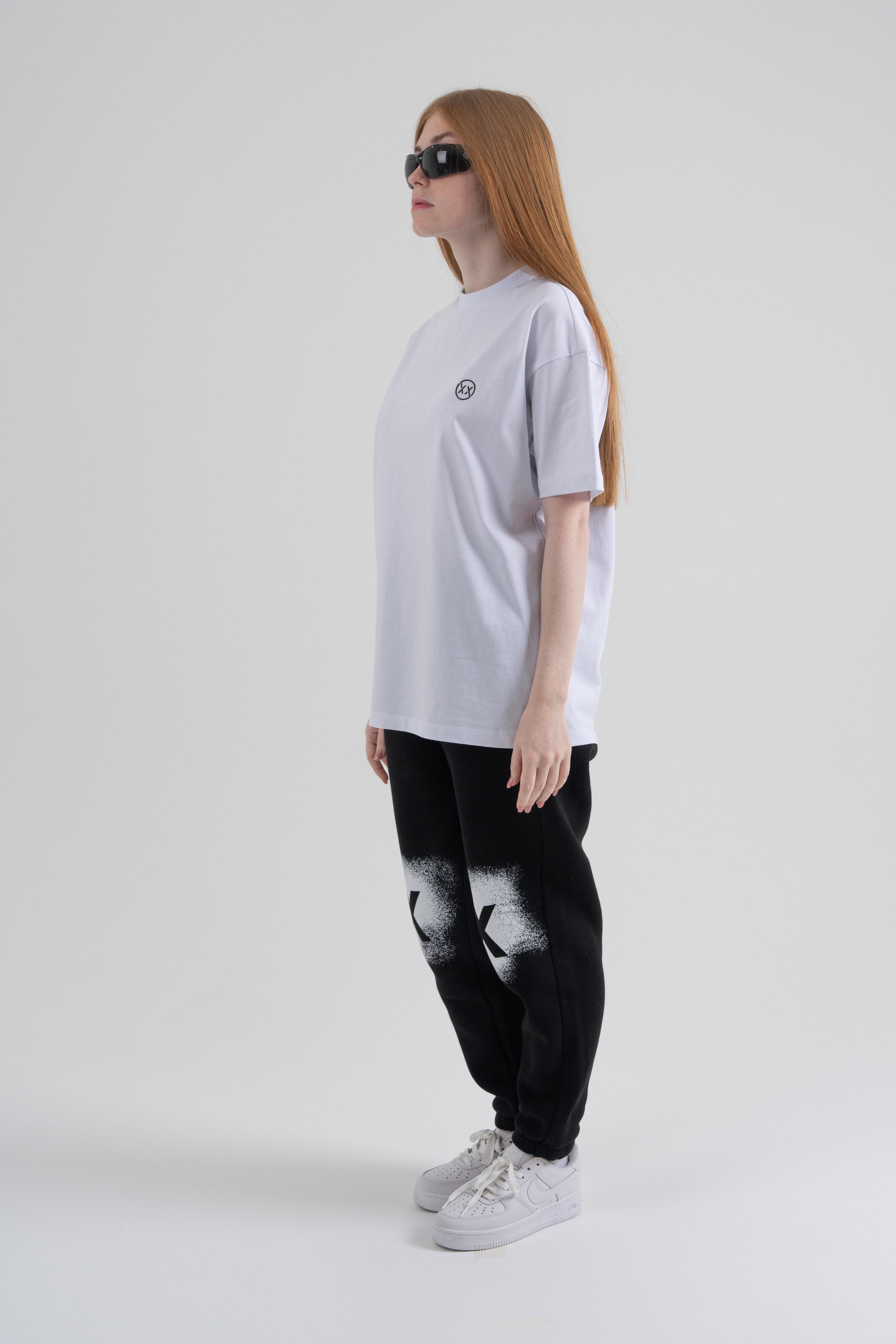 Beyaz RAVEN TEE OVERSIZE T-SHIRT