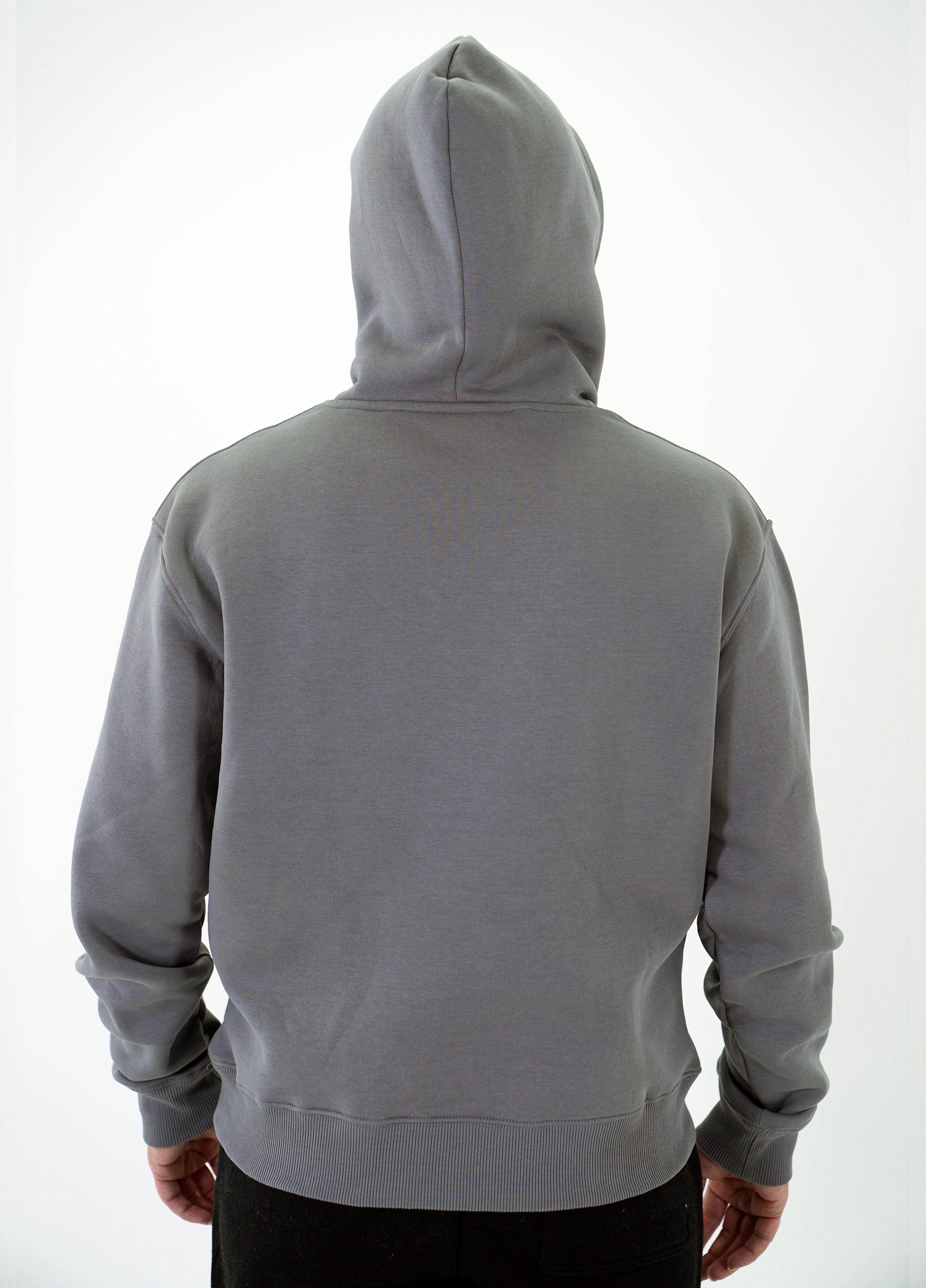 POSTAL ORANGE ANTRASIT HOODIE