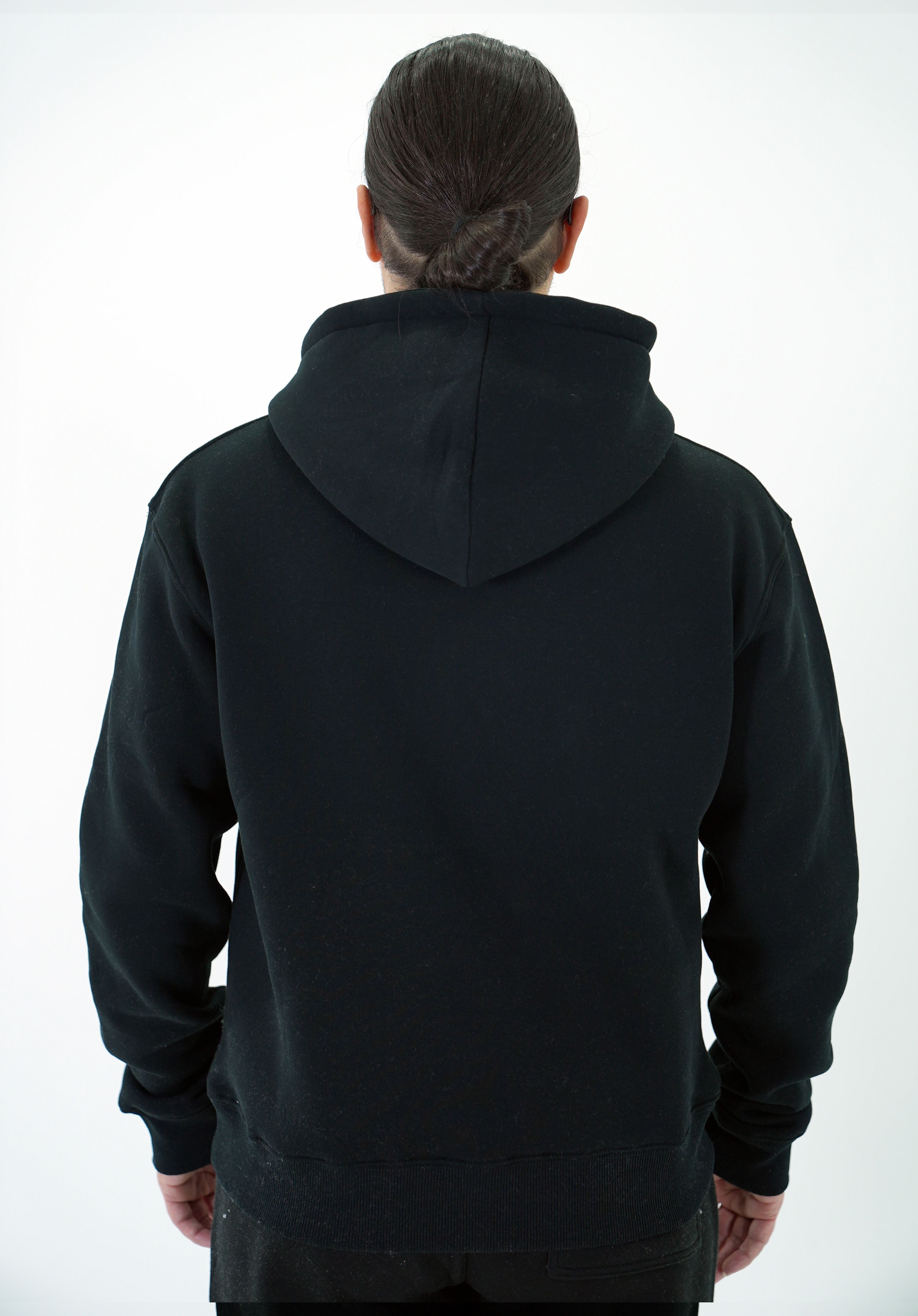 POSTAL MINIMAL PINK SİYAH HOODIE