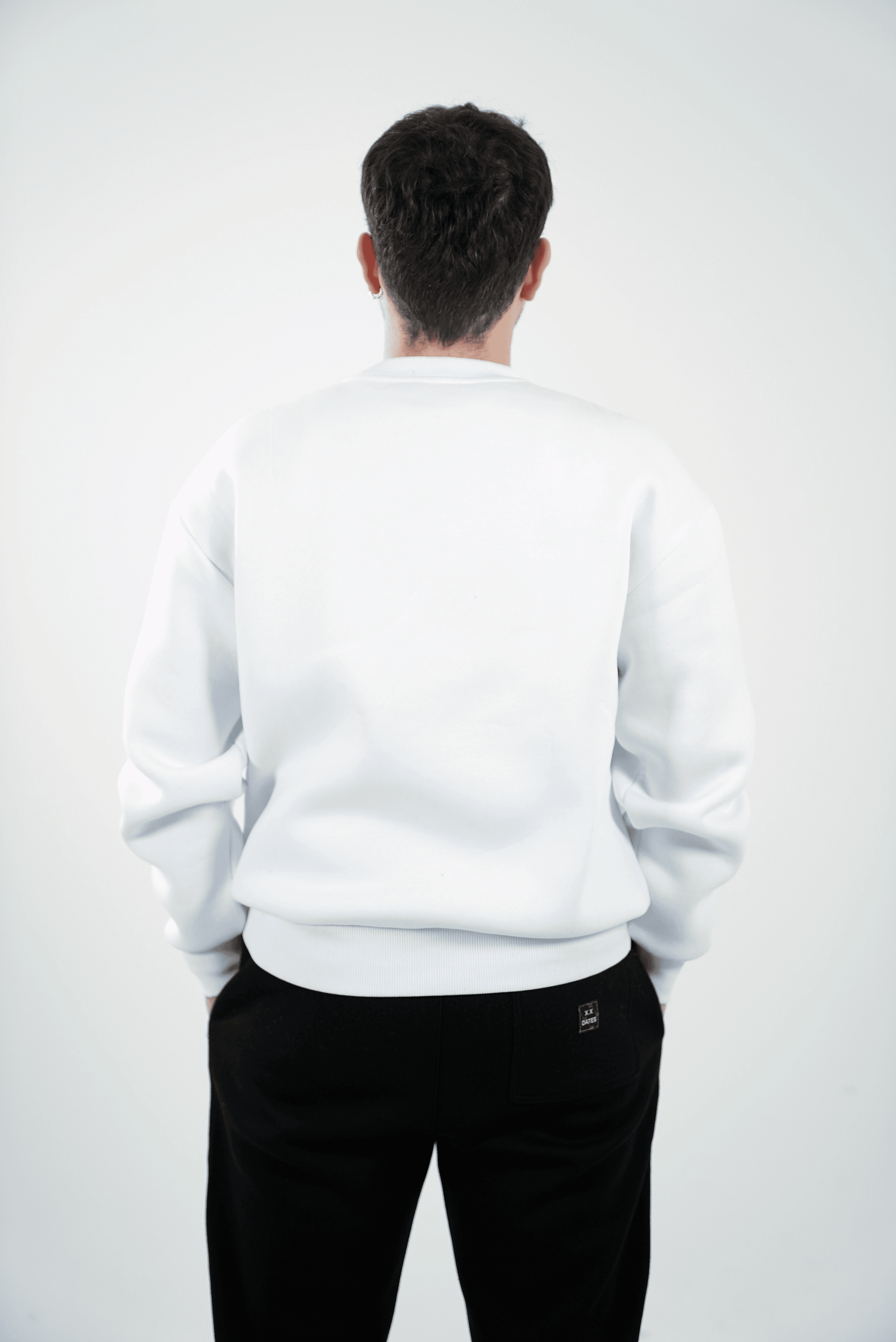 DOBERMAN CREWNECK OVERSIZE WHITE