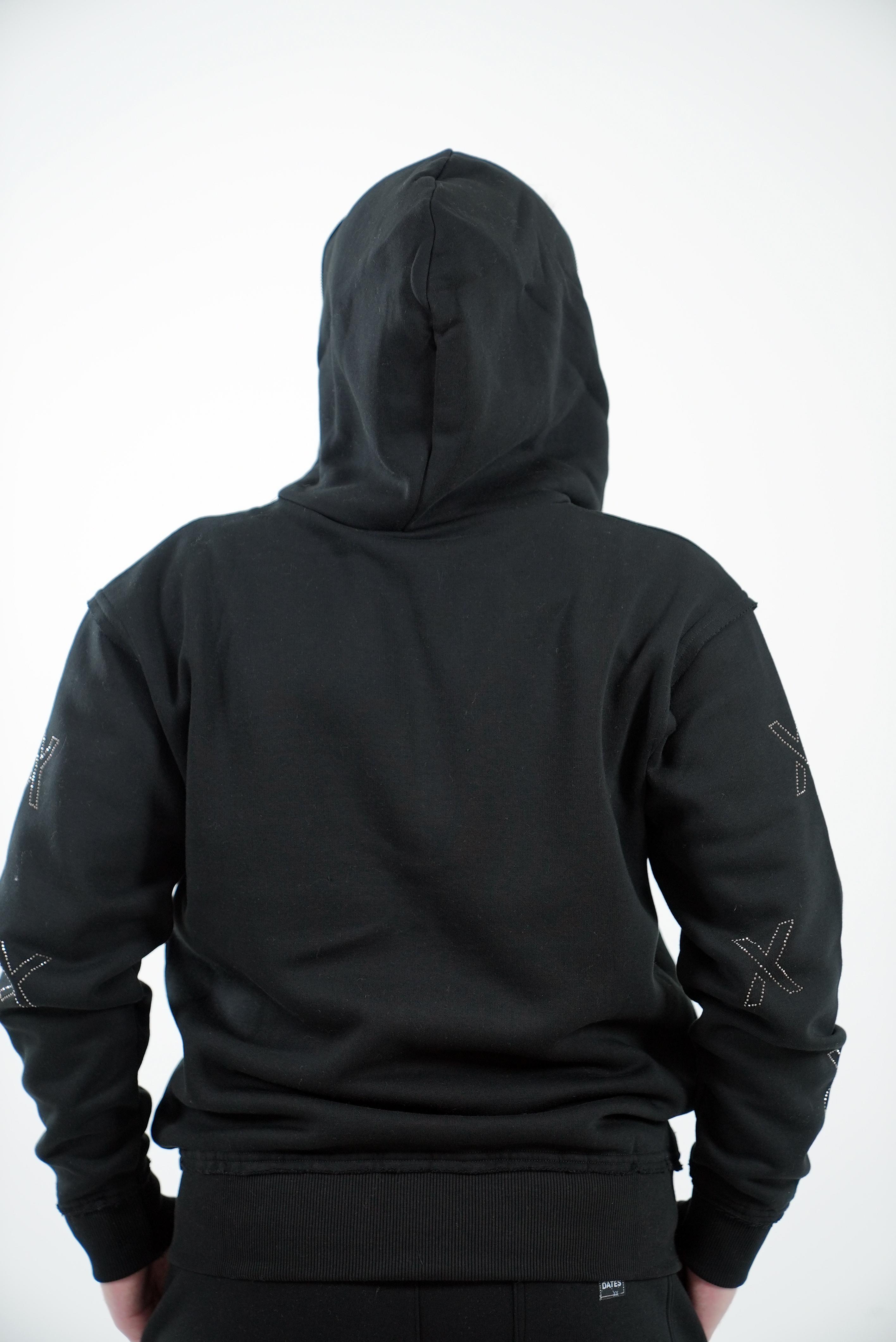 FULLZIP RHINESTONE HOODIE