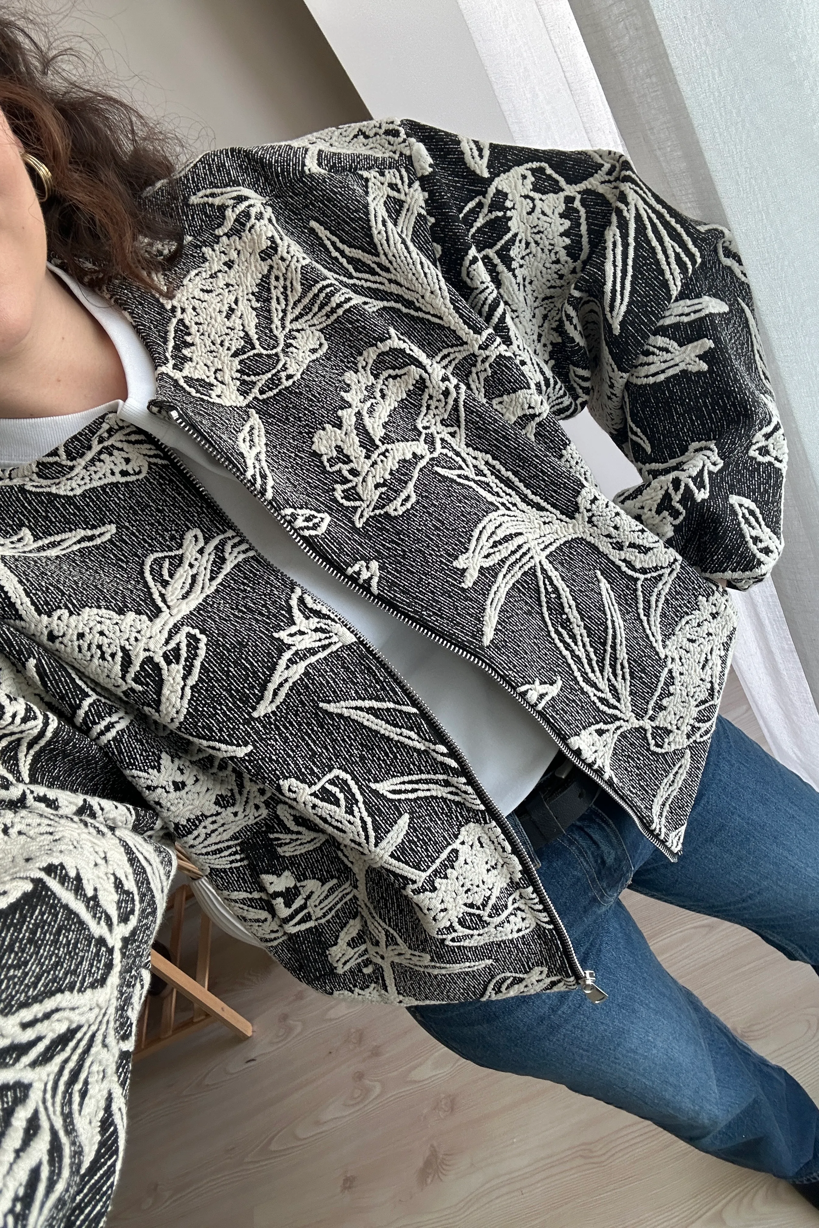 ZR Nakışlı Bomber Ceket