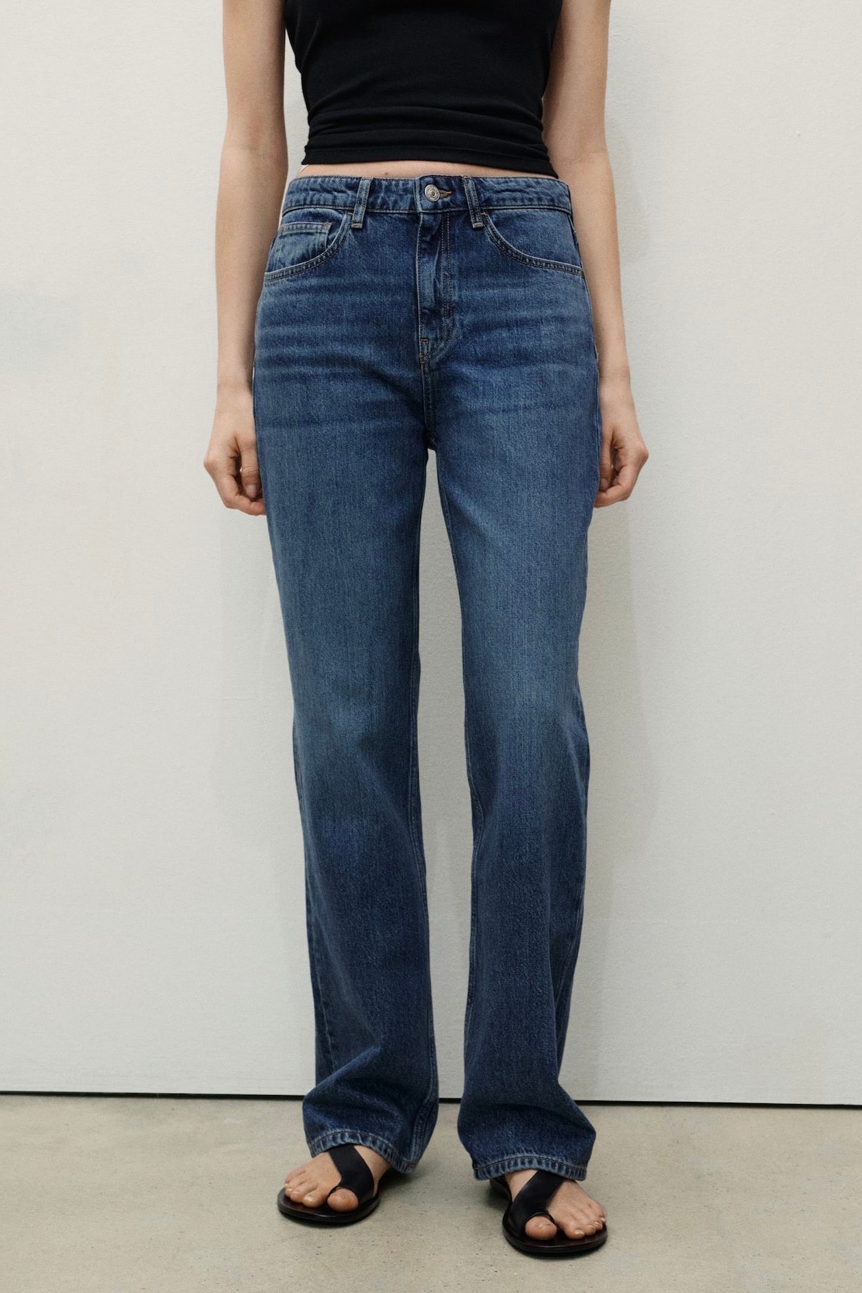 MNG Matilda Orta bel Straight Jean