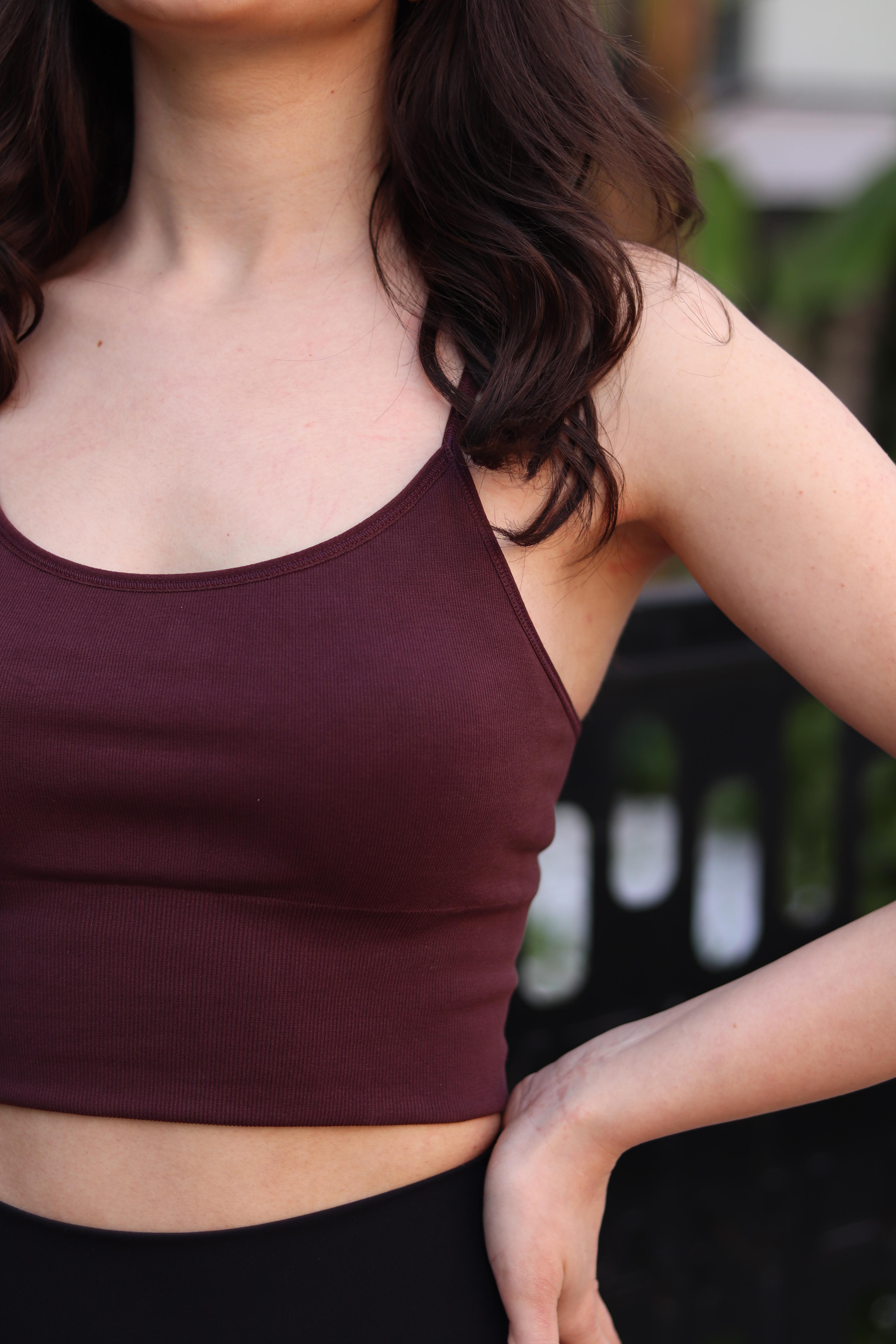 Seamless Bralet - Bordo