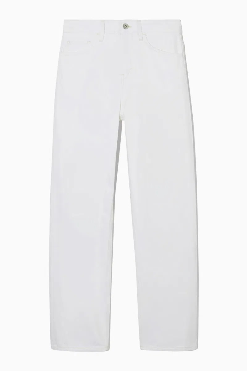 COS Loose Straight Beyaz Jean