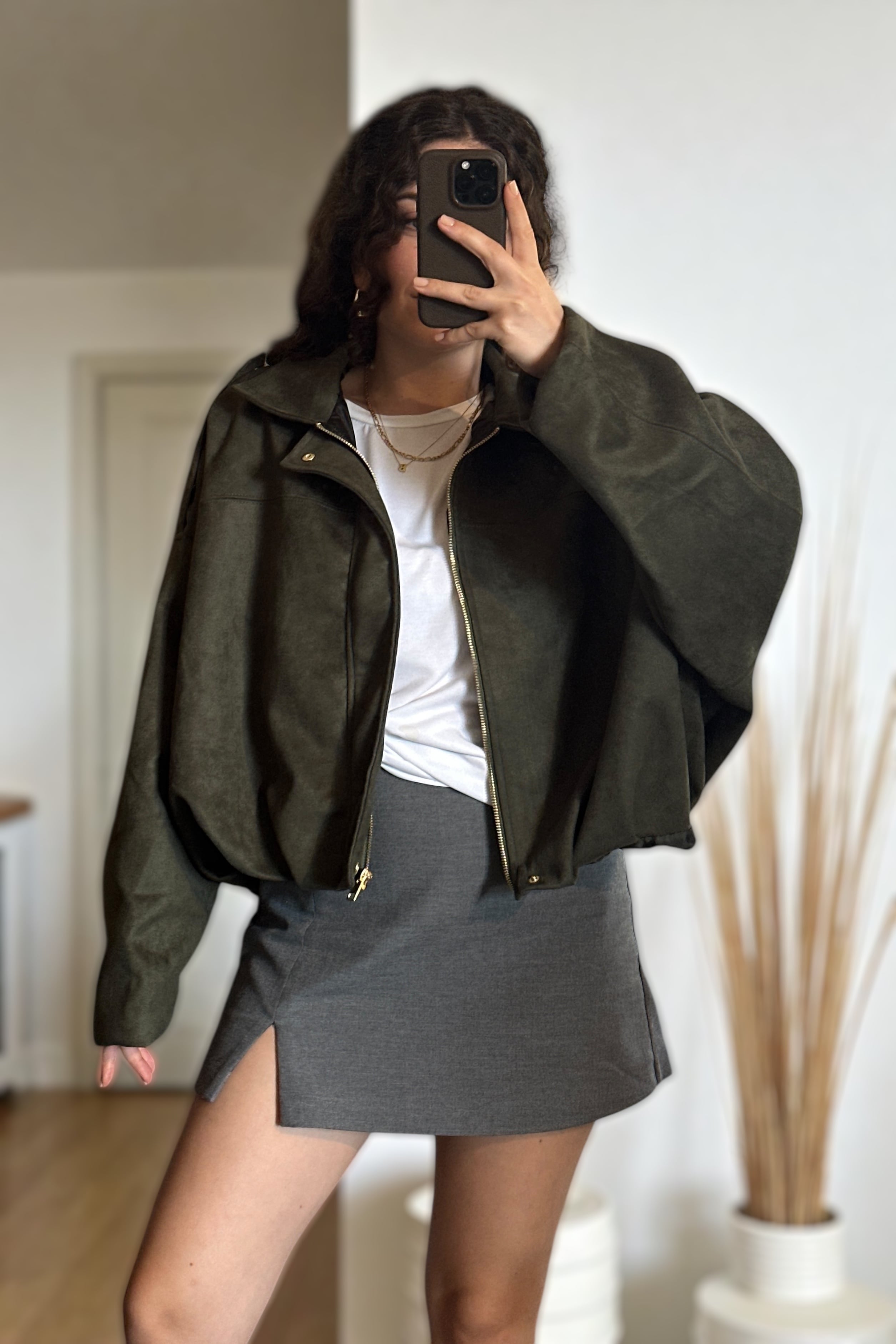 ZR Süet Bomber Ceket