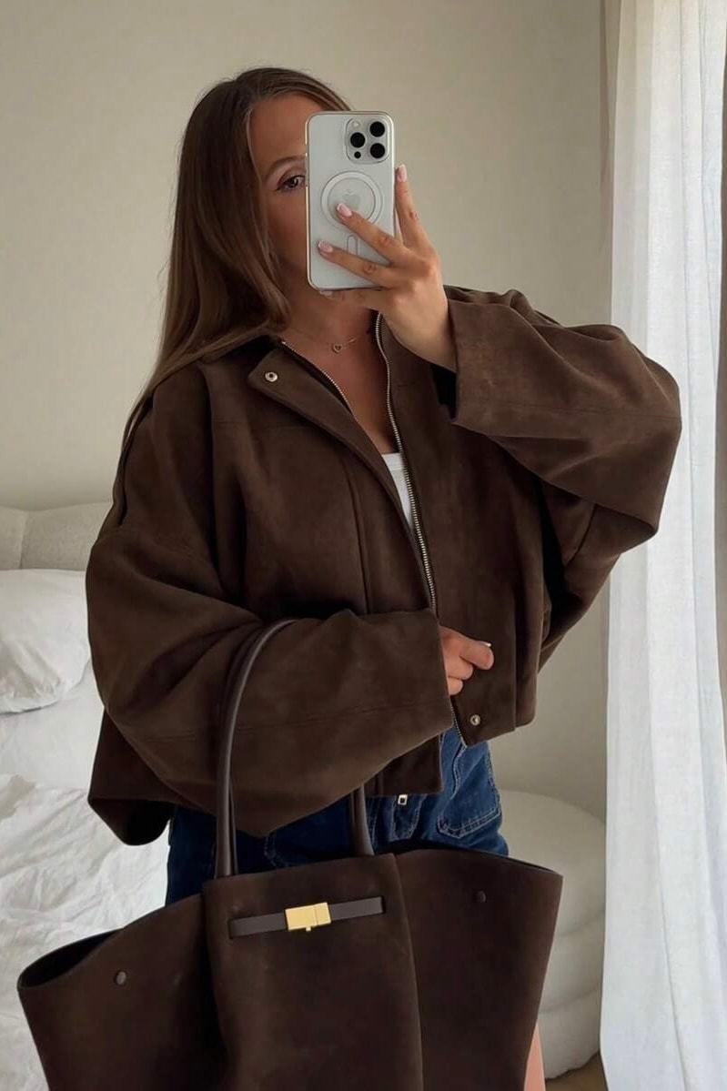 ZR Süet Bomber Ceket