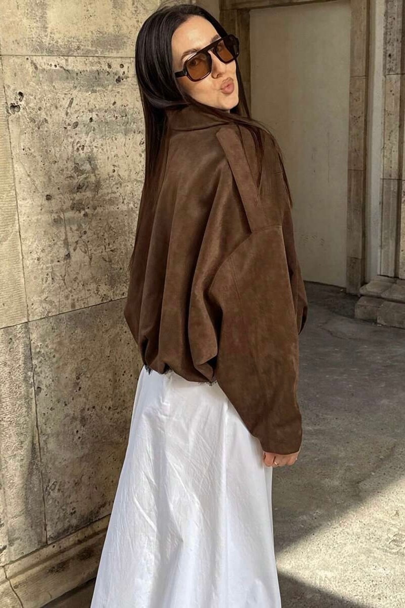 ZR Süet Bomber Ceket