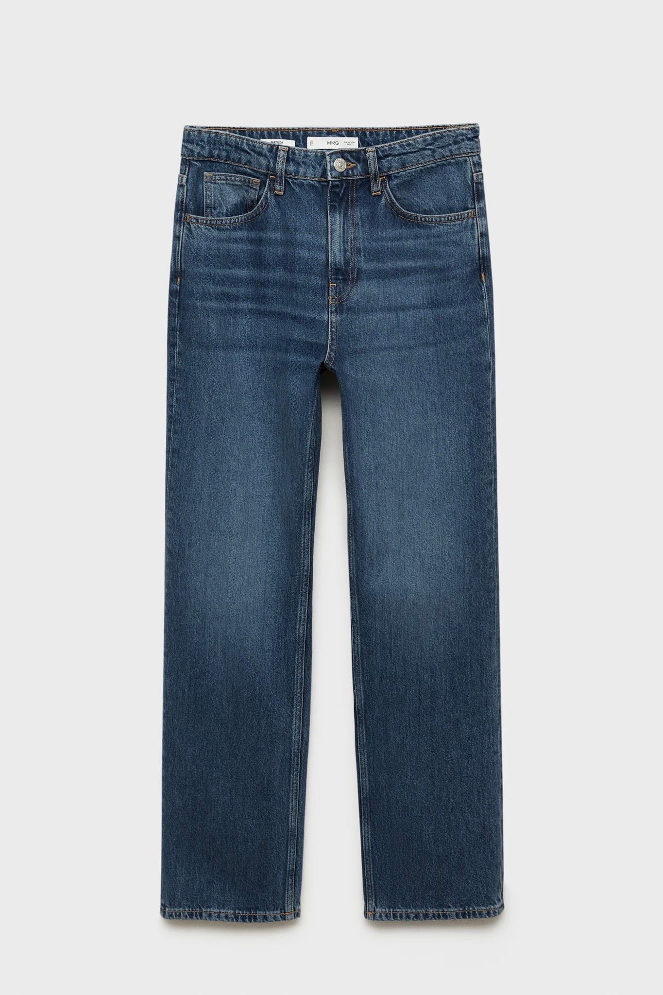 MNG Matilda Orta bel Straight Jean