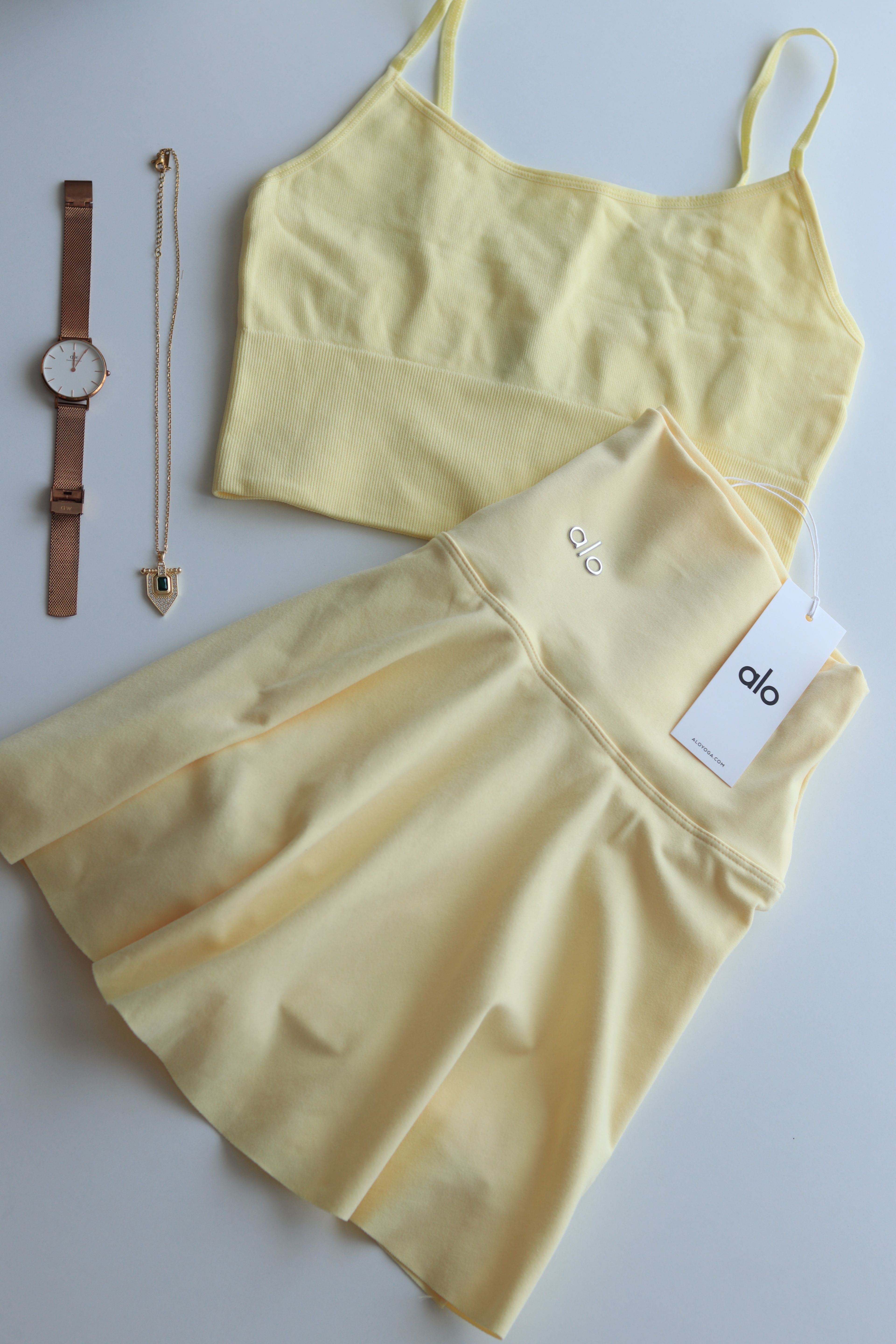 A L O Şort Etek - Butteryellow