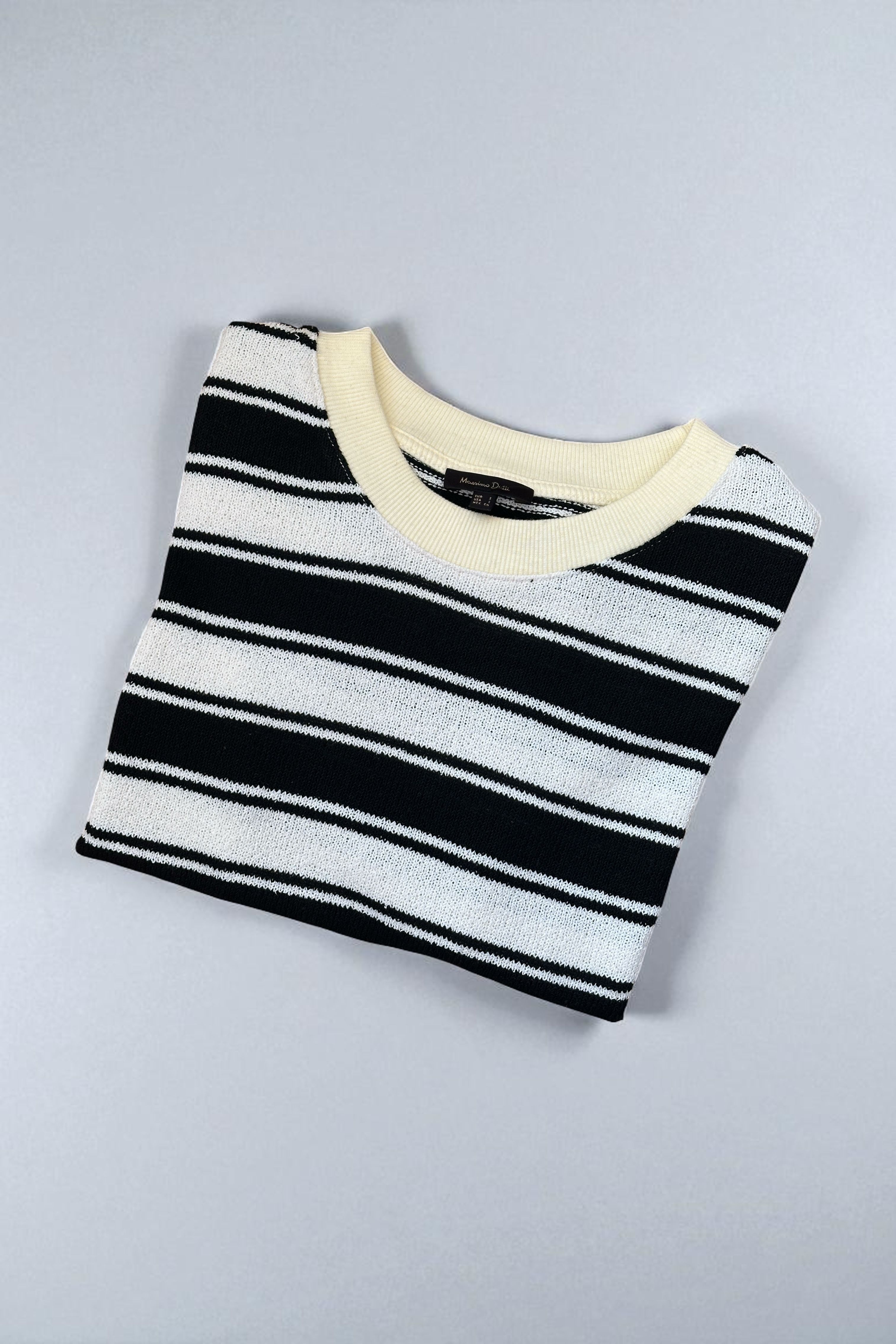 MD Çizgili Triko Tshirt