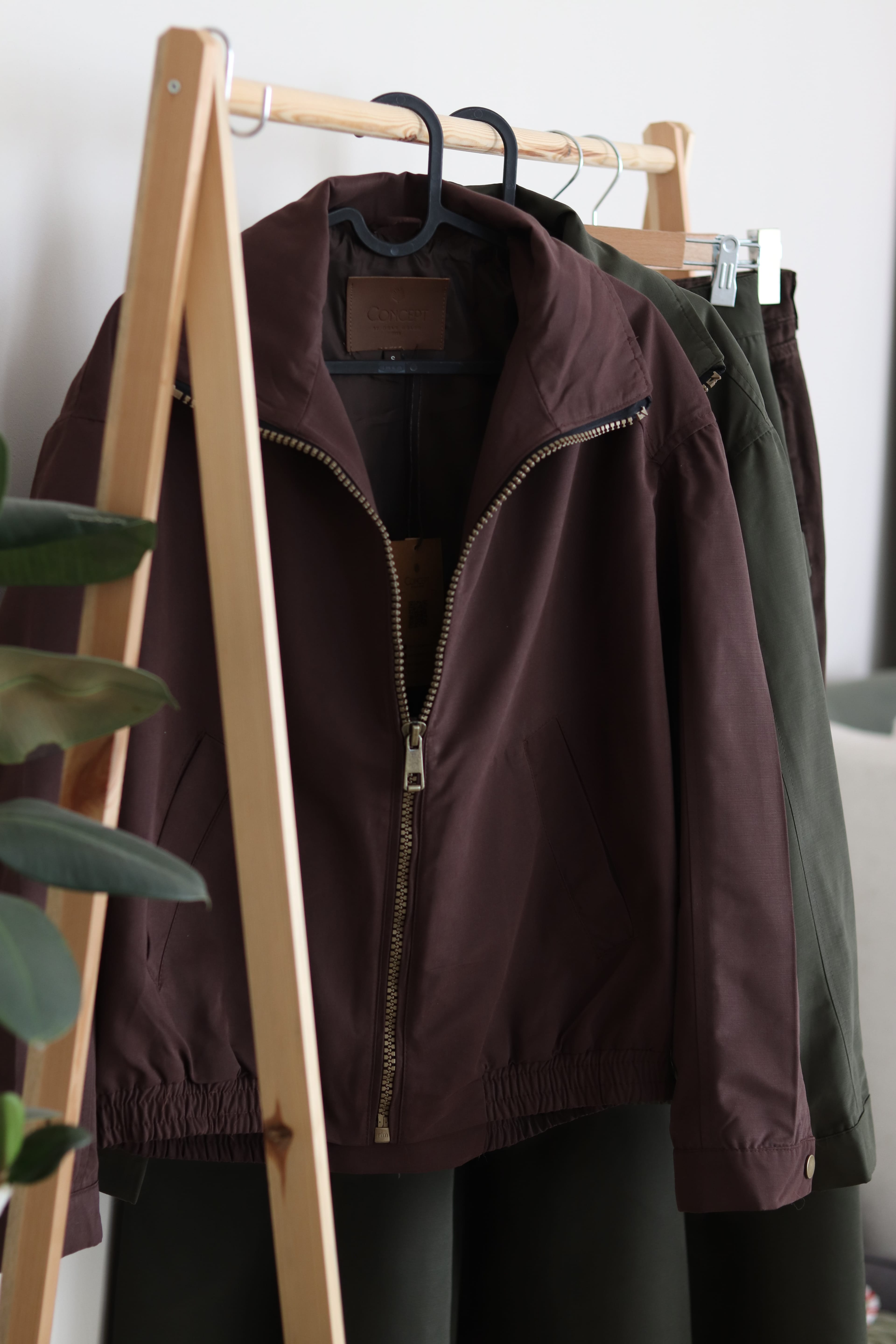 Mina Premium Bomber Ceket - Kahverengi
