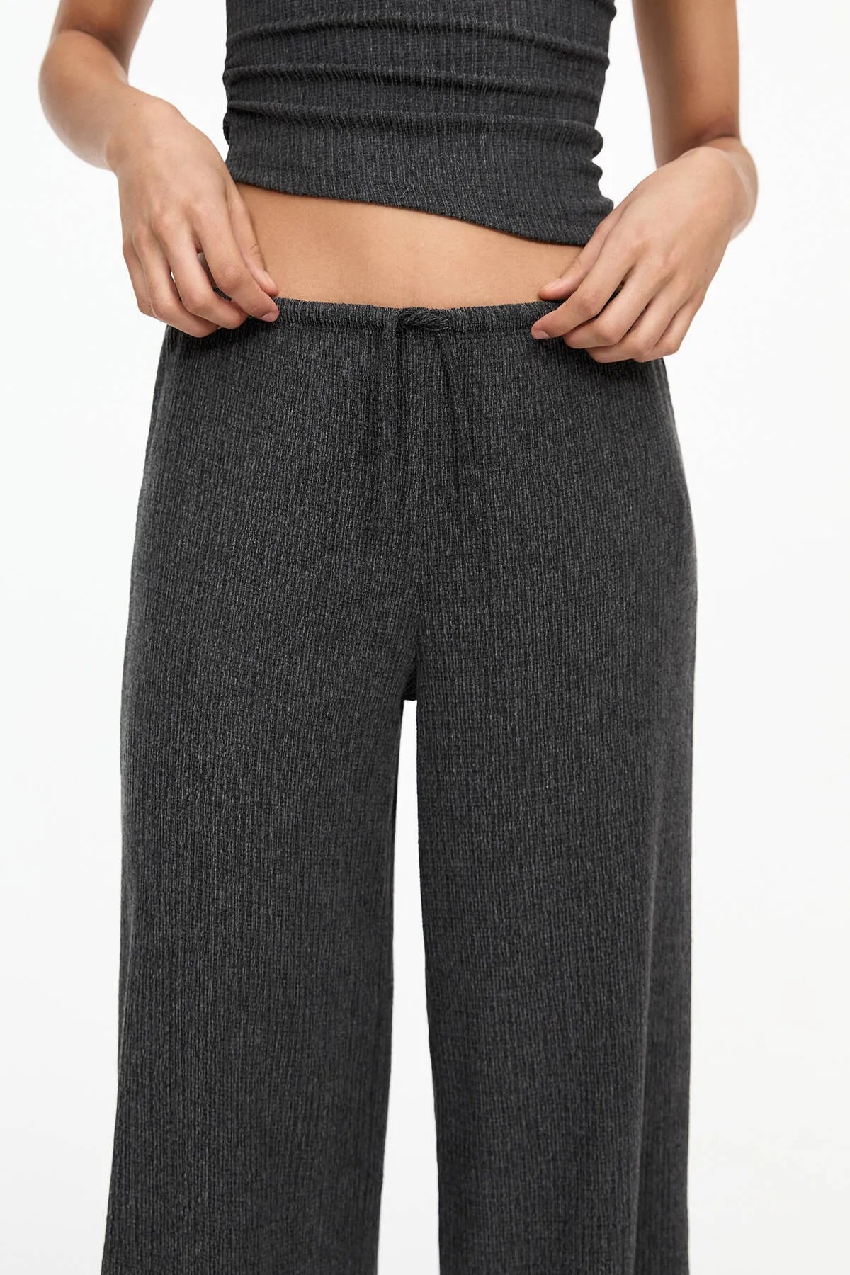 PB Krep Dökümlü Pantolon