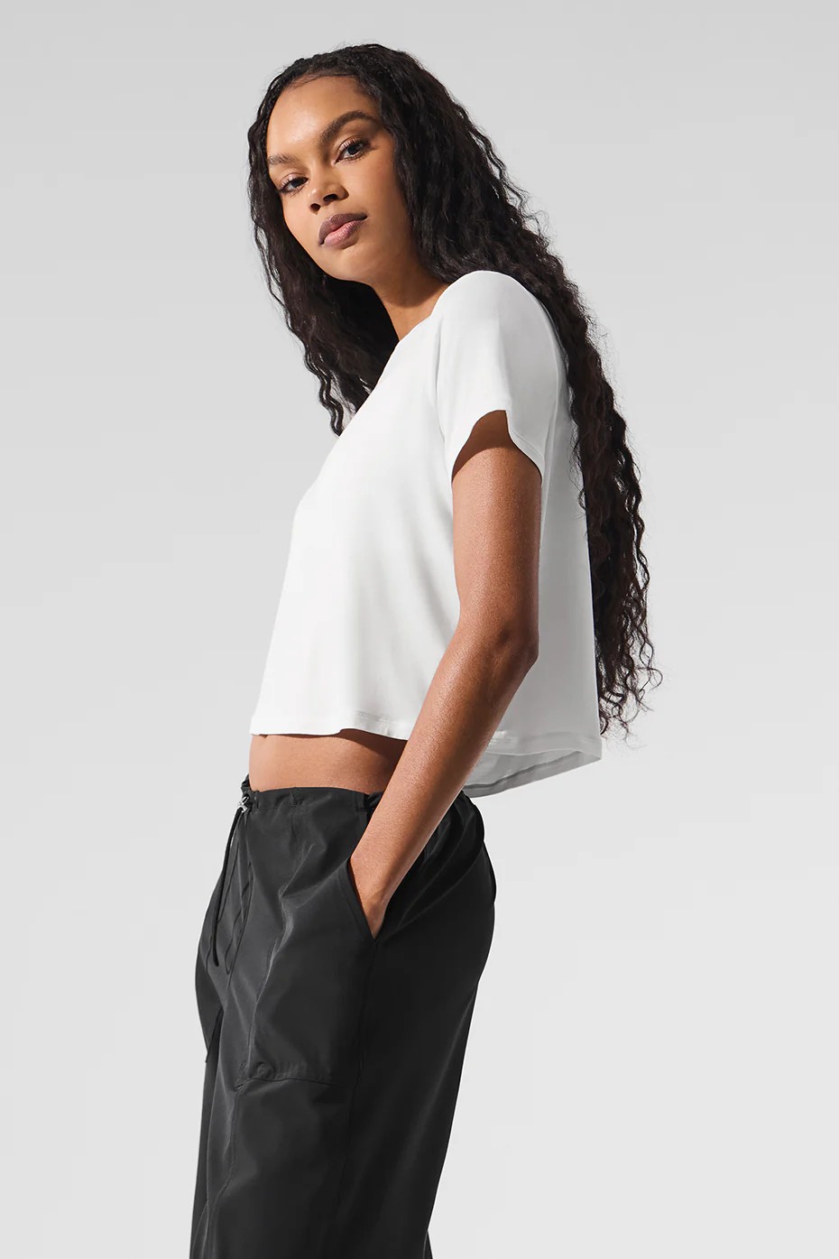 Alo Relaxed Crop Tshirt
