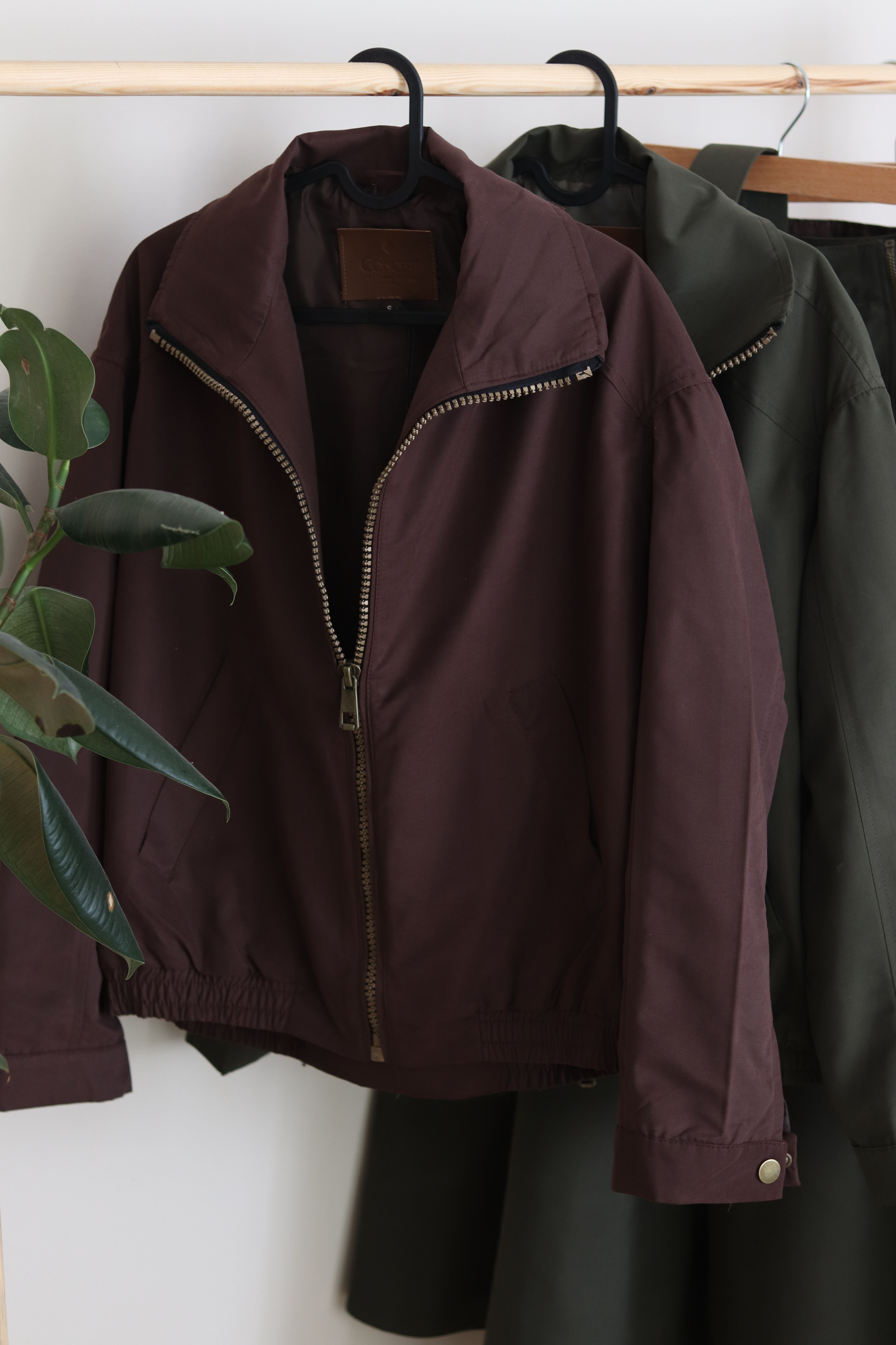 Mina Premium Bomber Ceket - Kahverengi