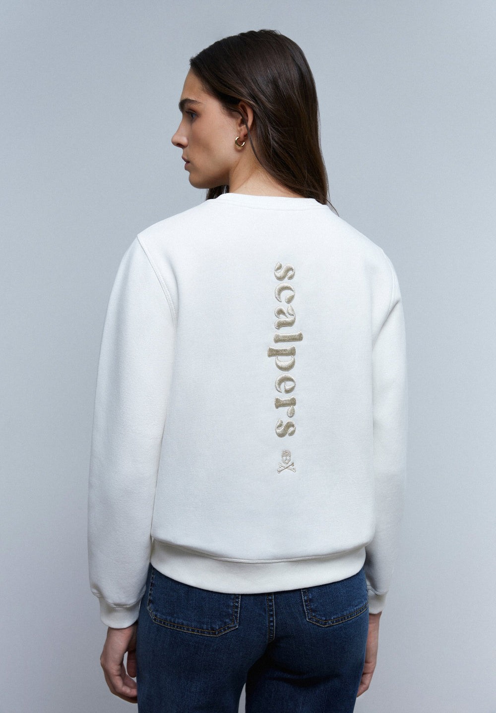 SCL Sırt Nakışlı Sweatshirt