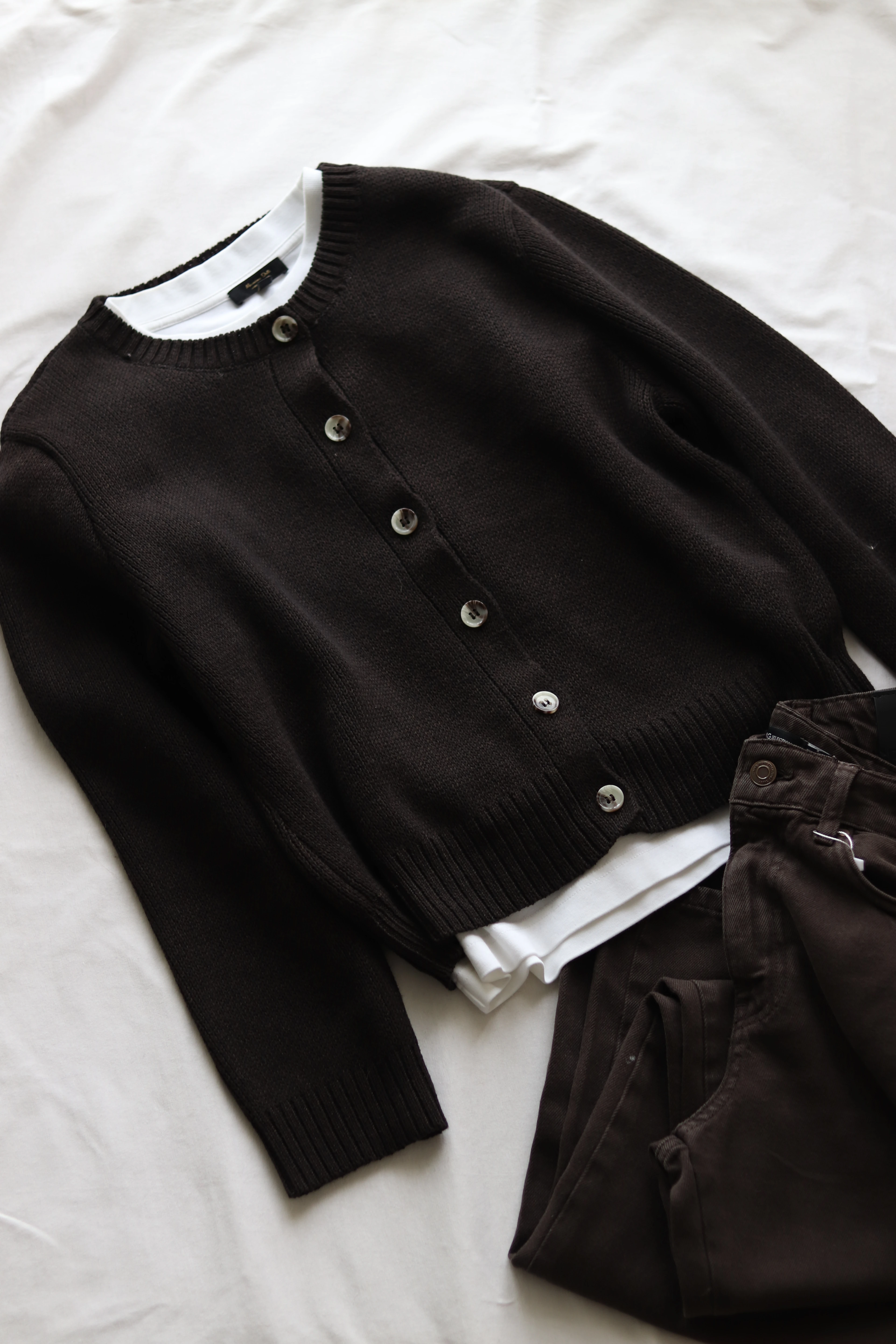 ZR Acı Kahve Triko Hırka