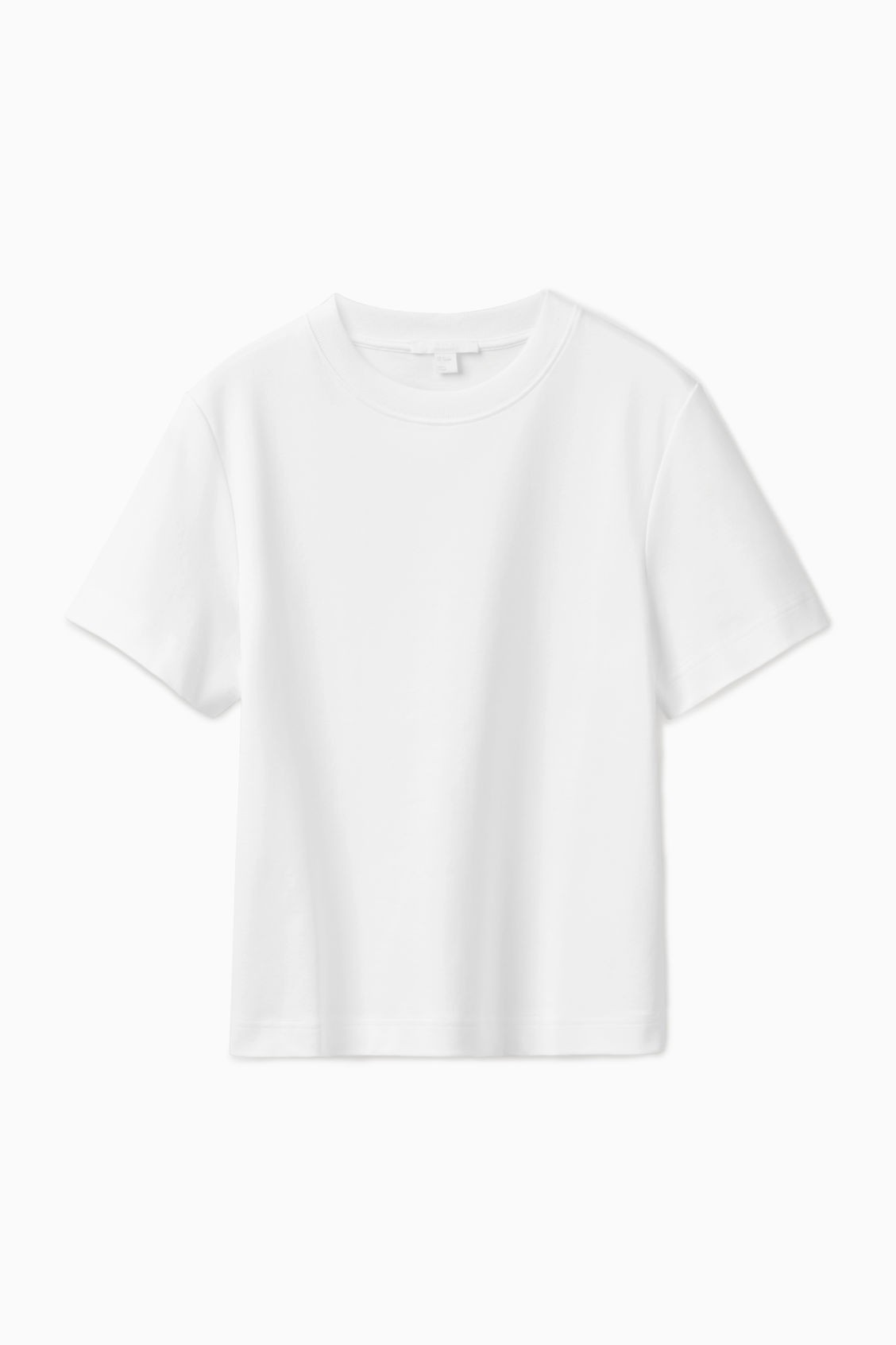 COS %100 Pamuk Tshirt - Beyaz