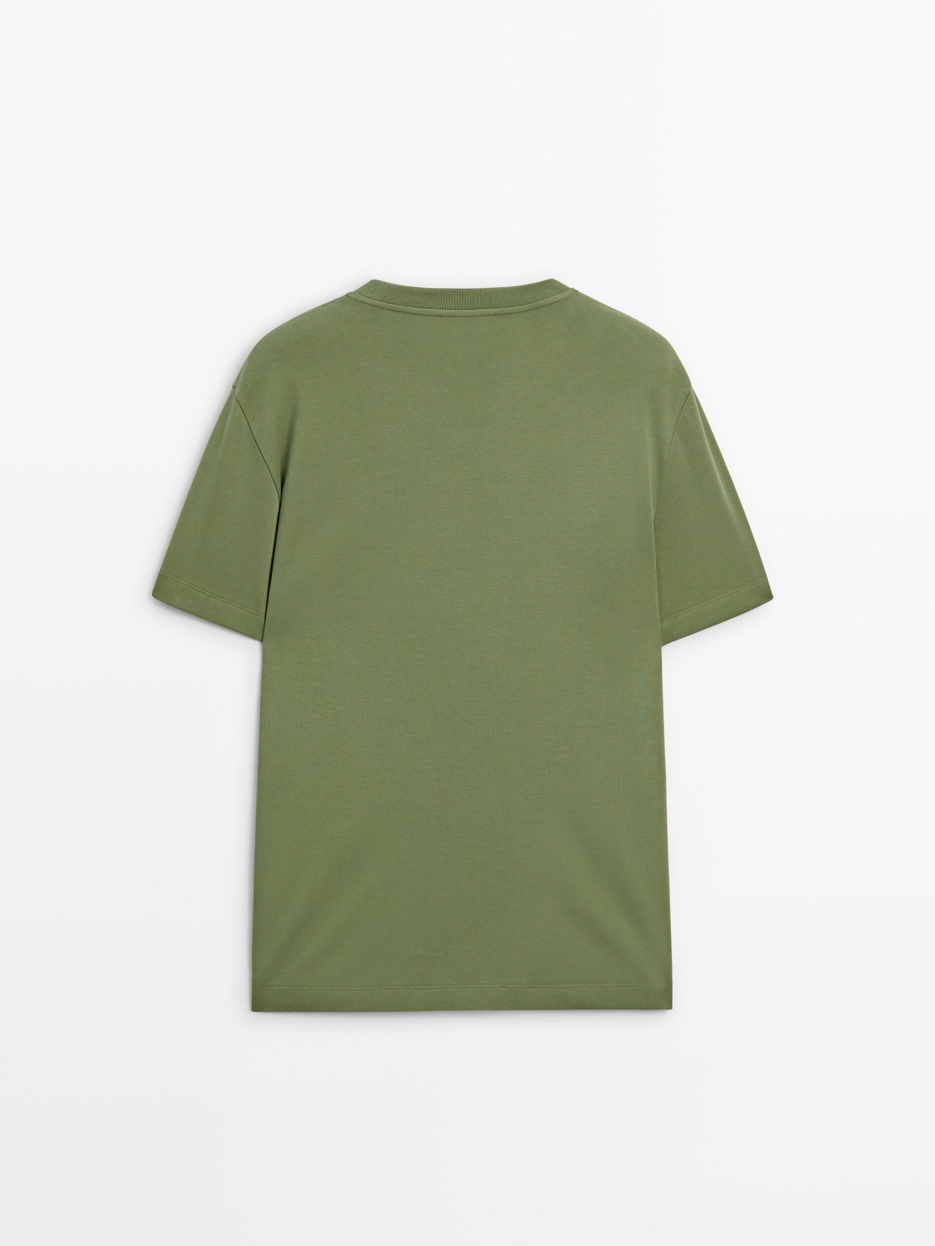 MD Unisex Tshirt - %100 Pamuk - Yağ Yeşili