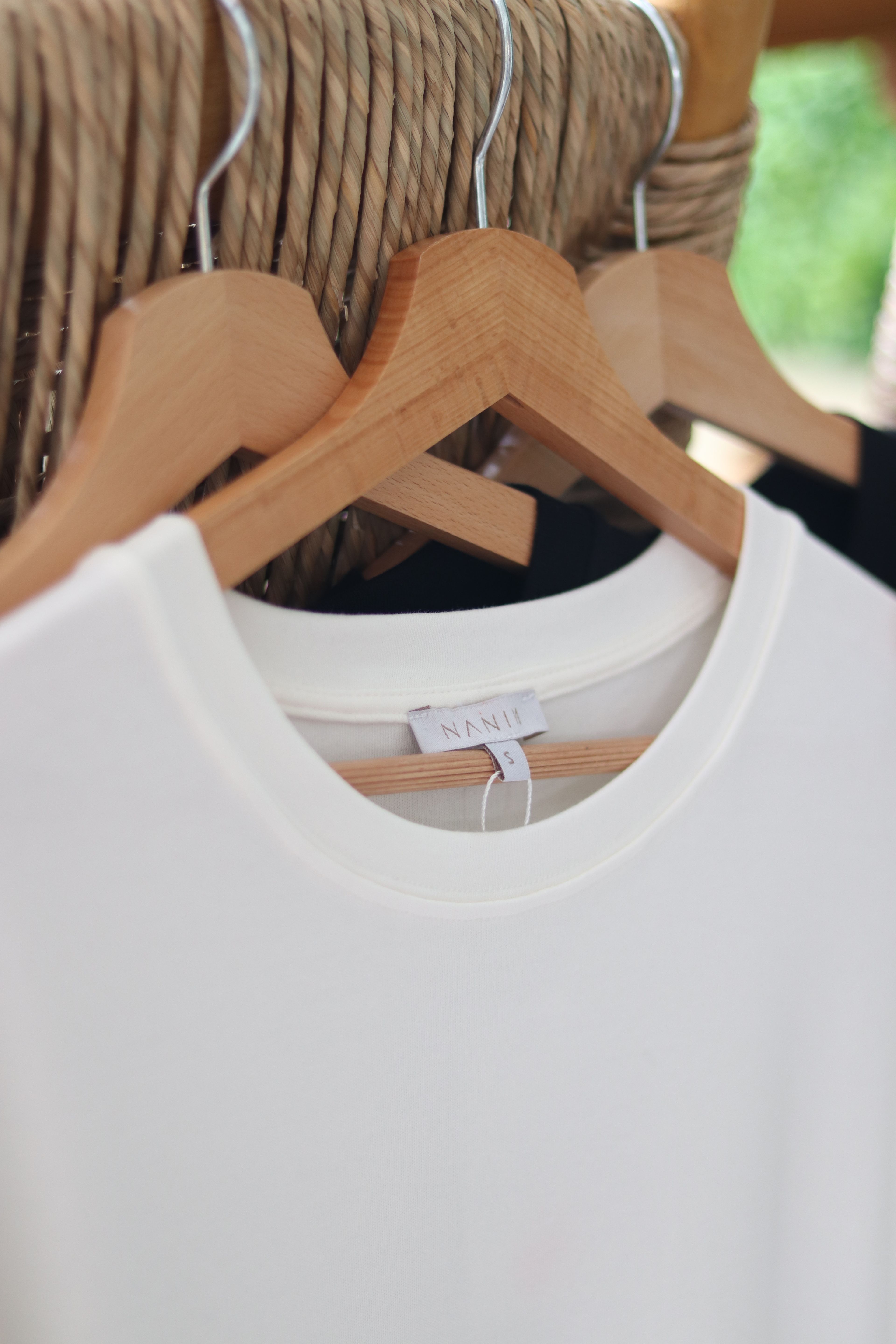 NANIM Oversize Tshirt - %100 Pamuk - Ekru