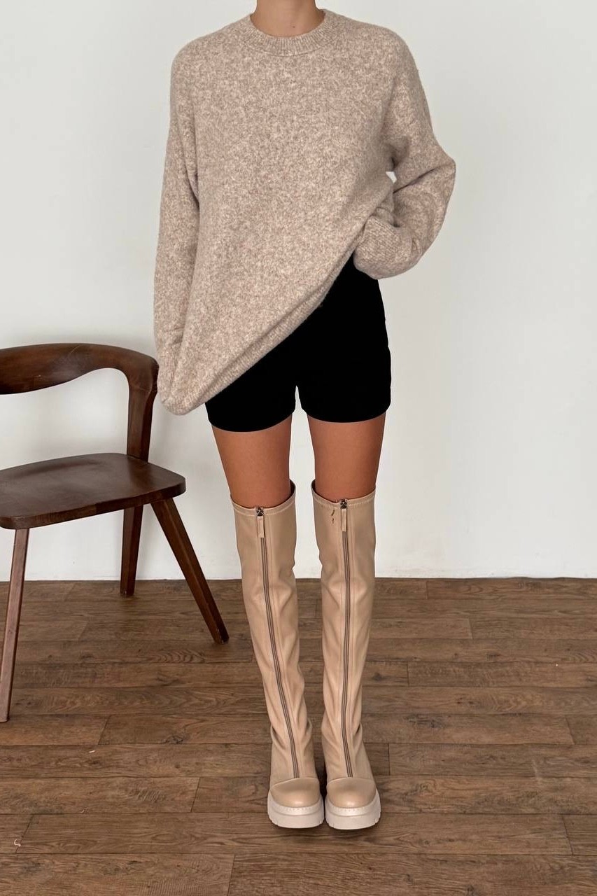 Valeria Oversize Triko Kazak