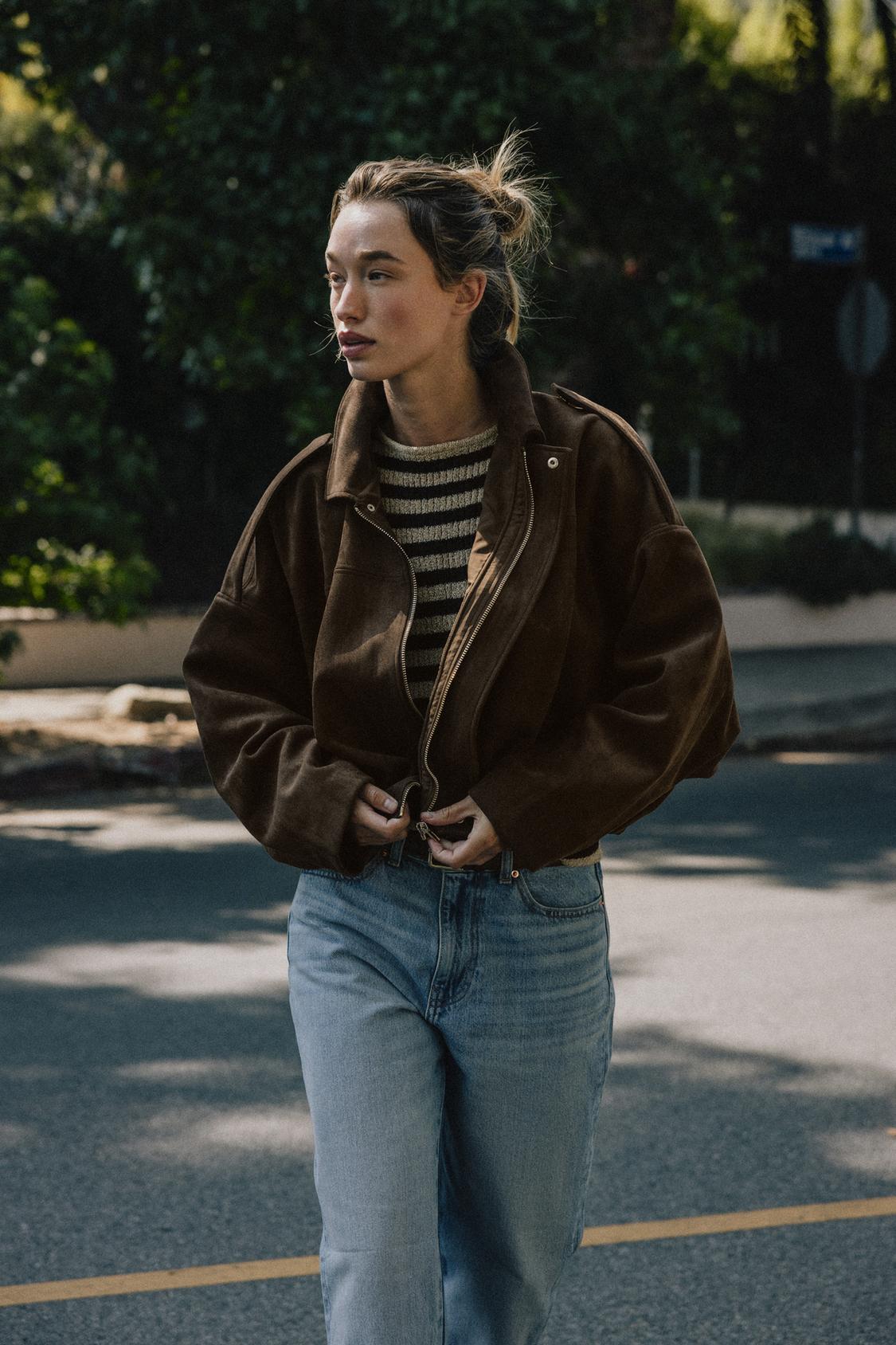 ZR Süet Bomber Ceket