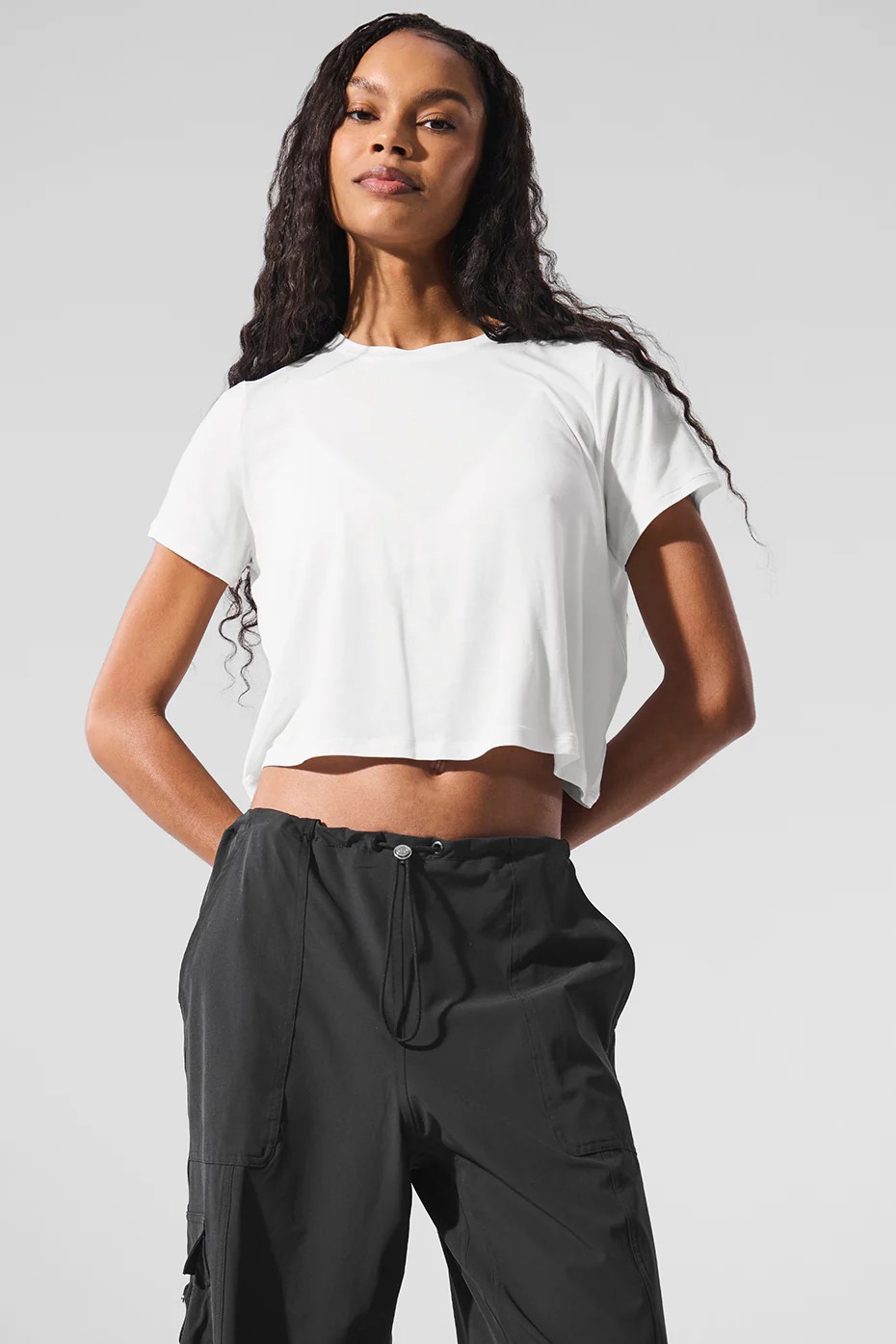Alo Relaxed Crop Tshirt