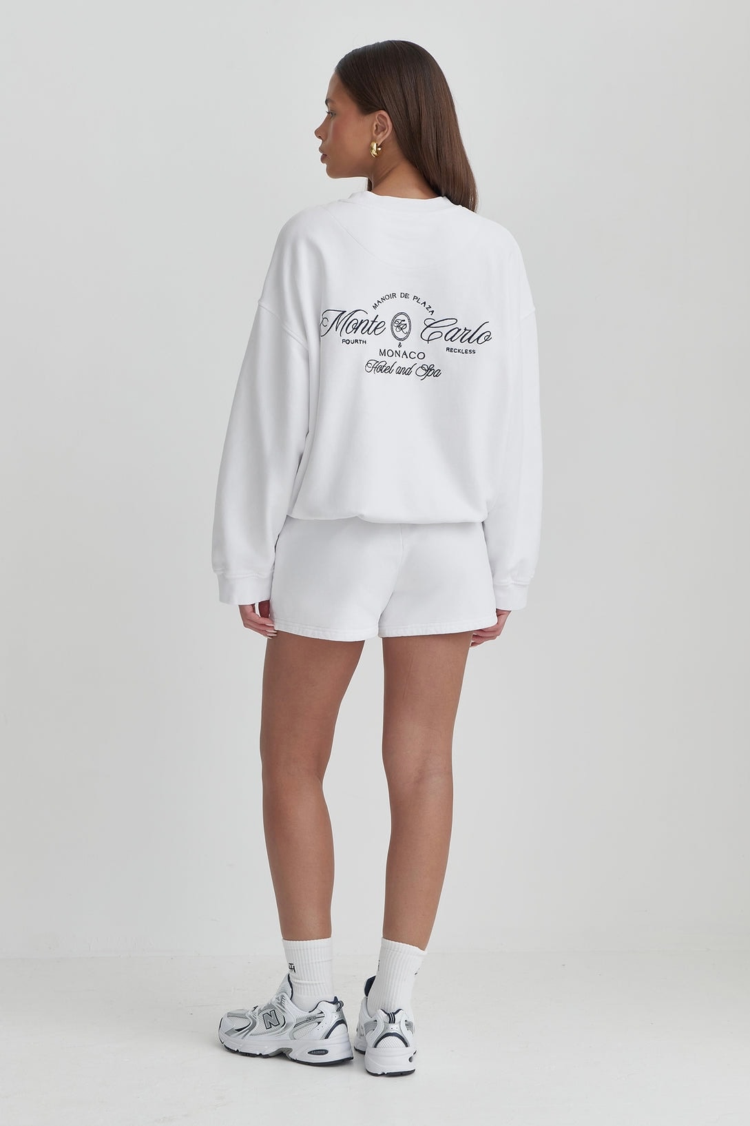 4th Nakışlı Oversize Sweatshirt