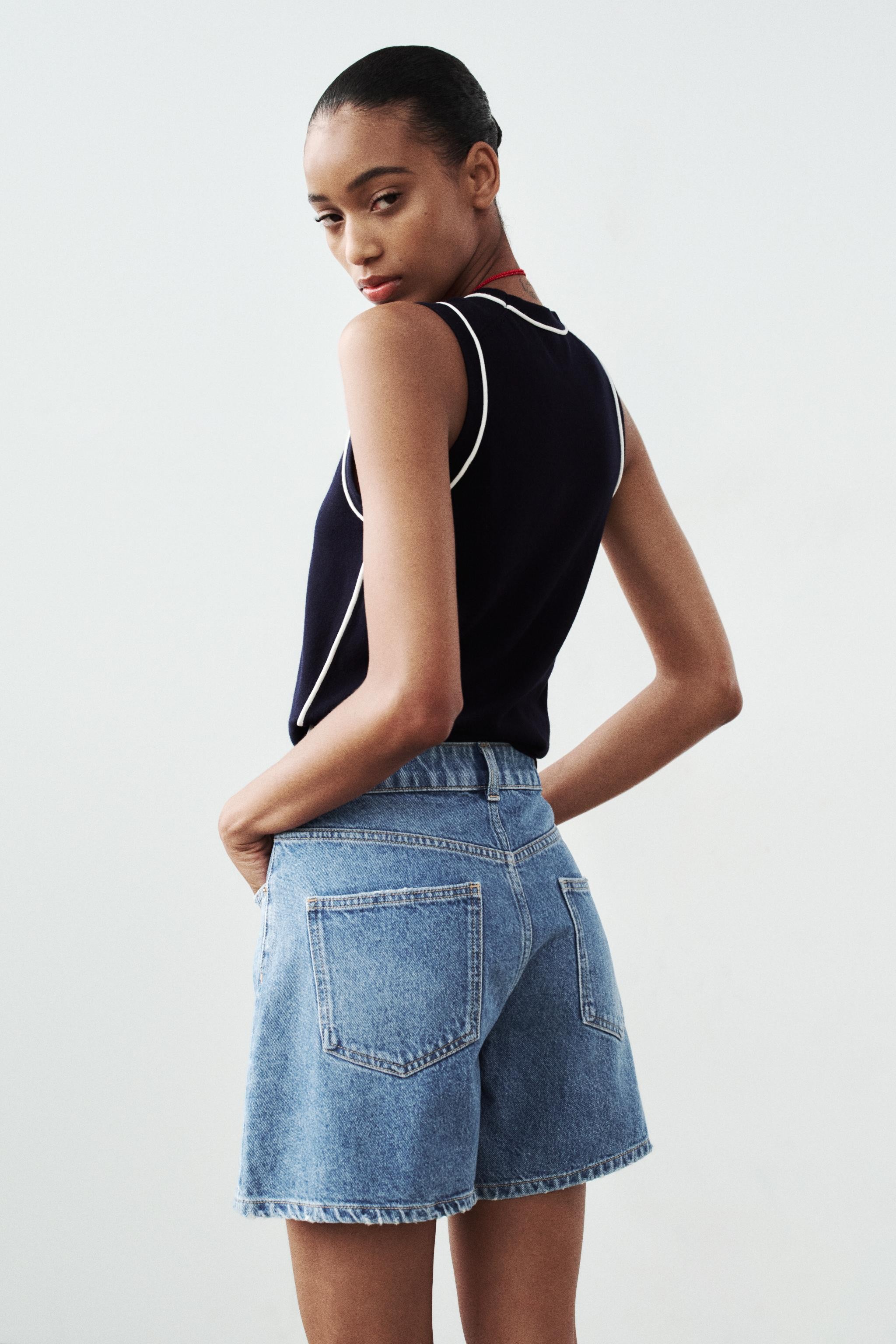 ZR Loose Fit Kot Şort
