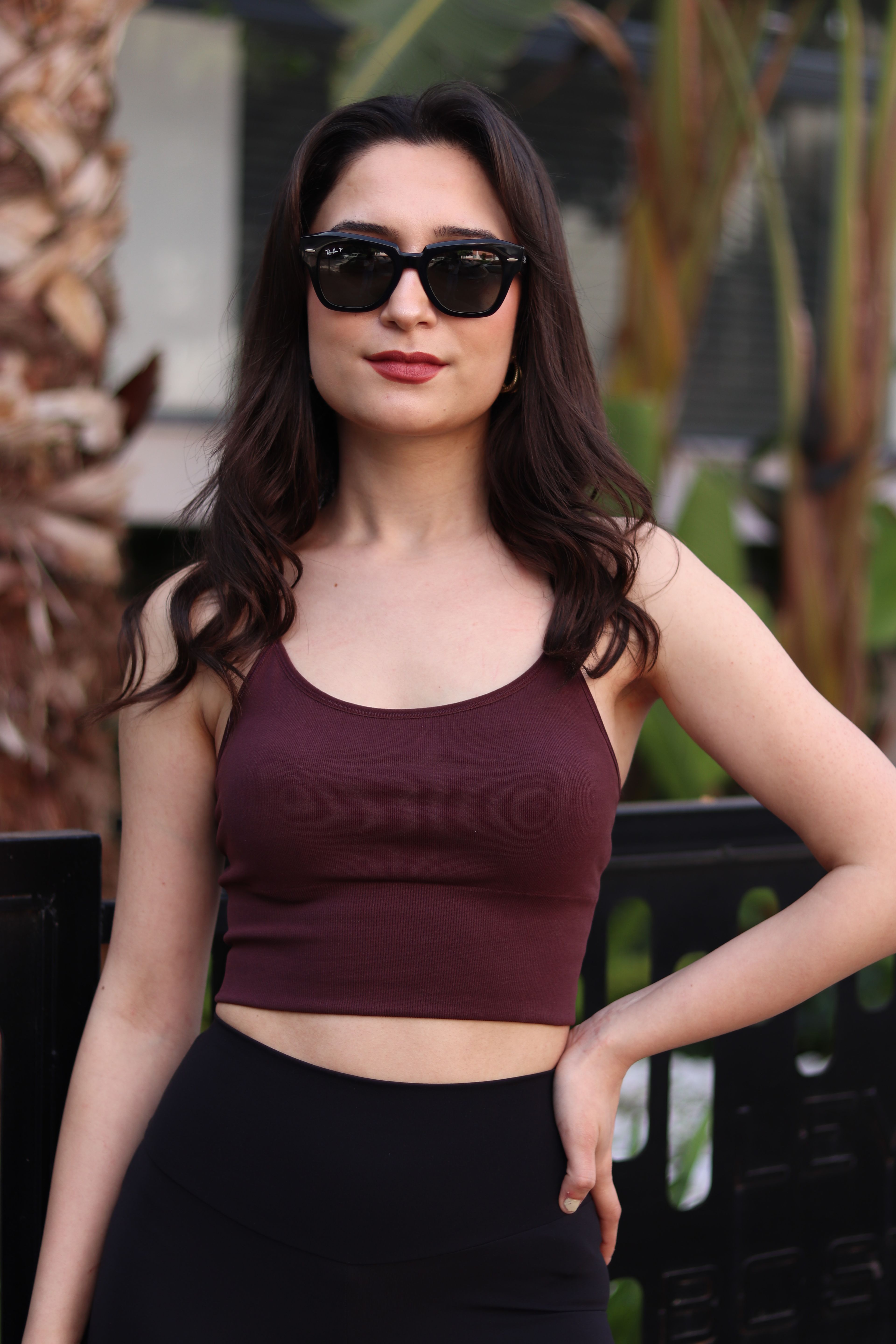 Seamless Bralet - Bordo