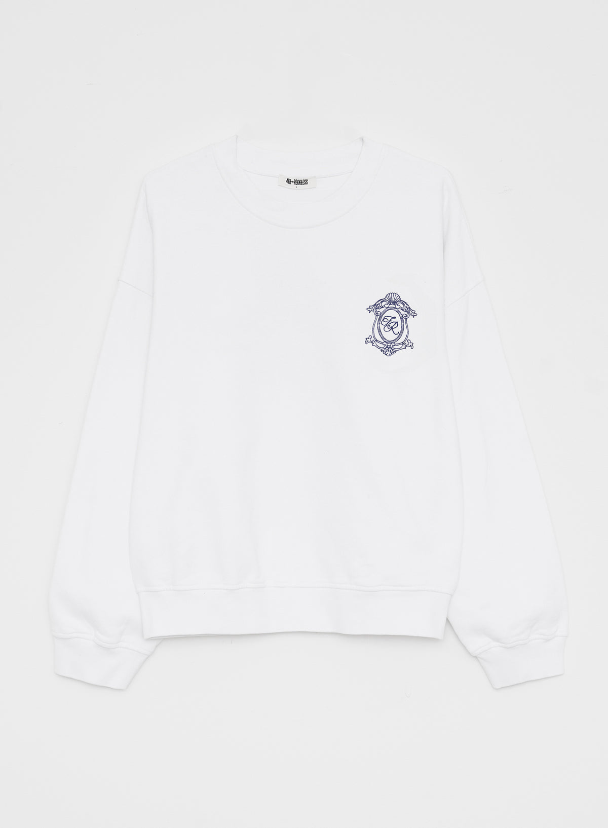 4th Nakışlı Oversize Sweatshirt