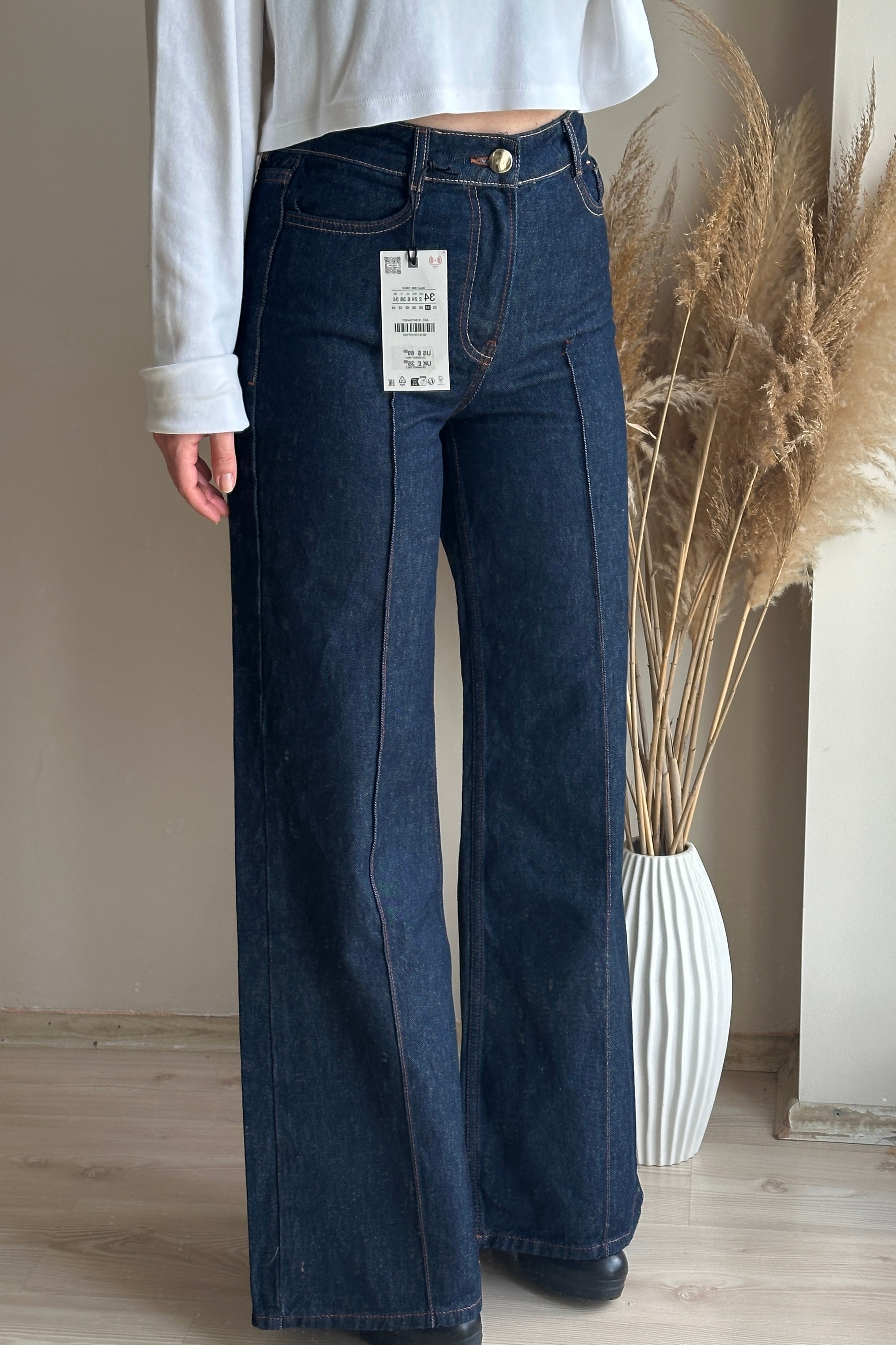 ZR Z1975 Çimalı Koyu Mavi Jean