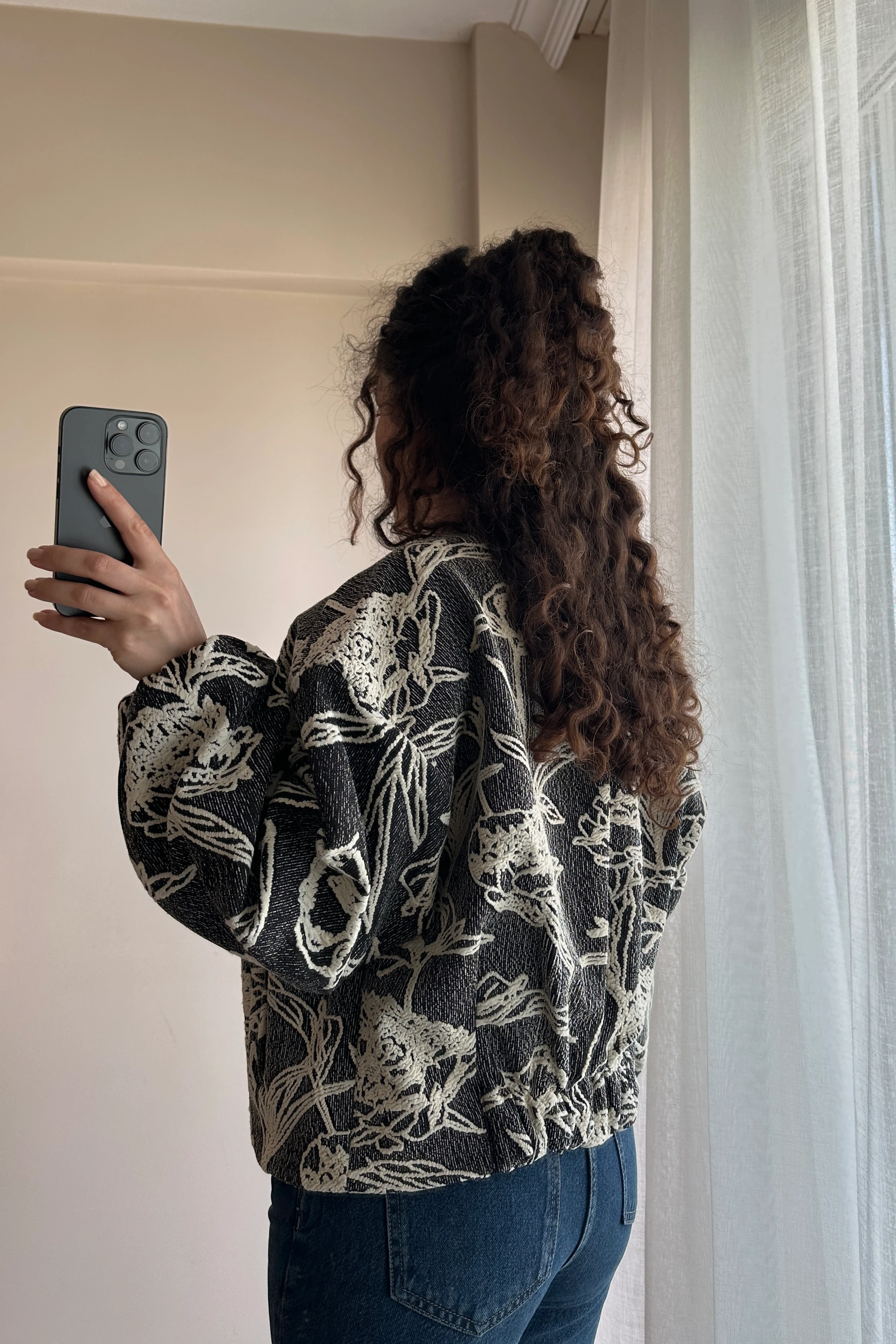 ZR Nakışlı Bomber Ceket