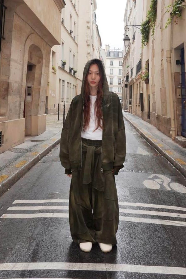 ZR Unisex Oversized Fermuarlı Sweatshirt