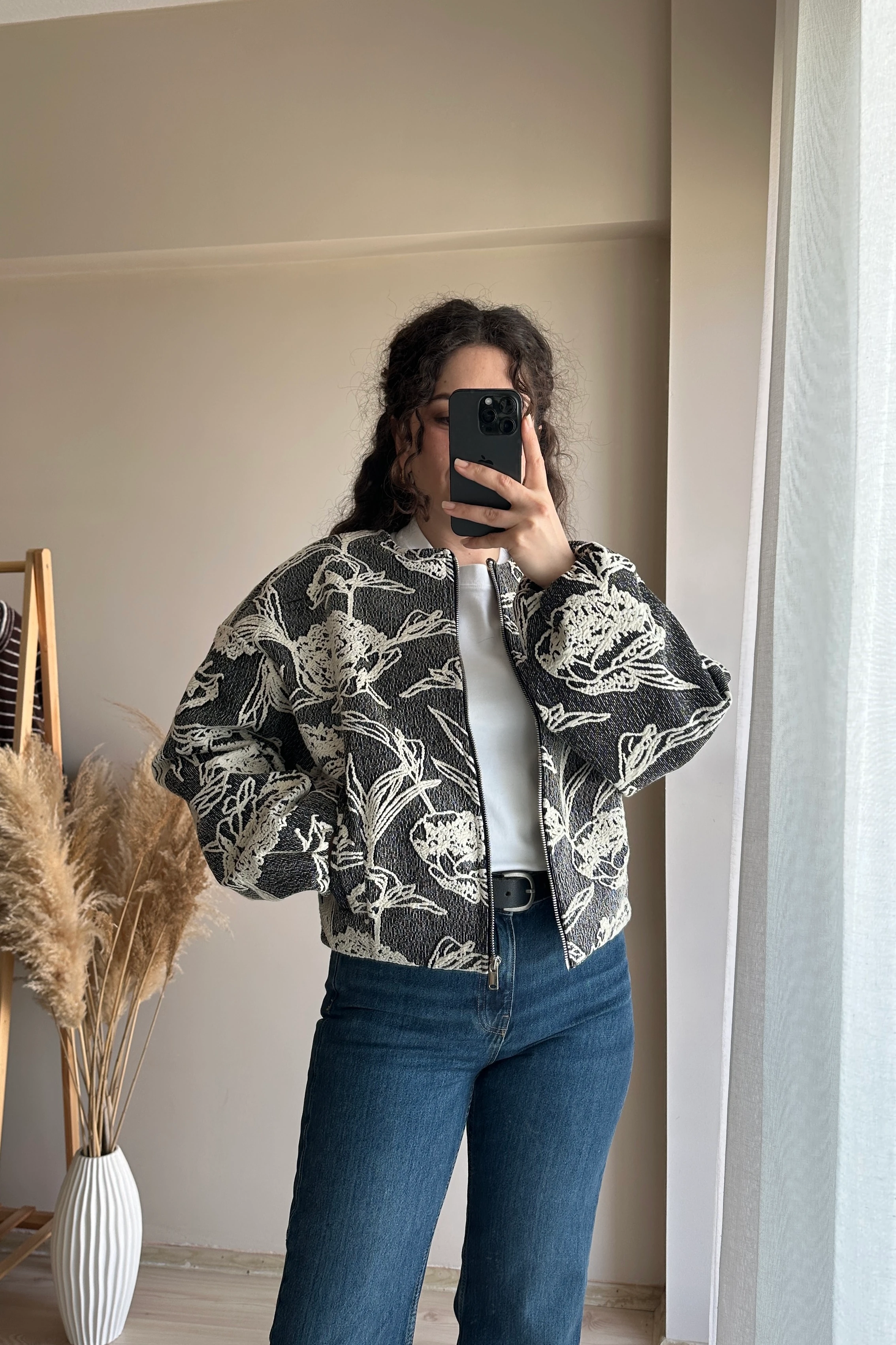 ZR Nakışlı Bomber Ceket