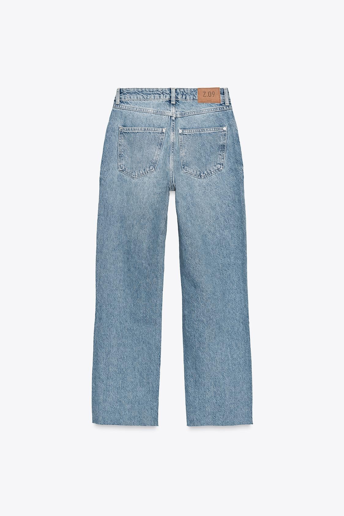 ZR Z09 Çapraz Bel Straight Fit Jean