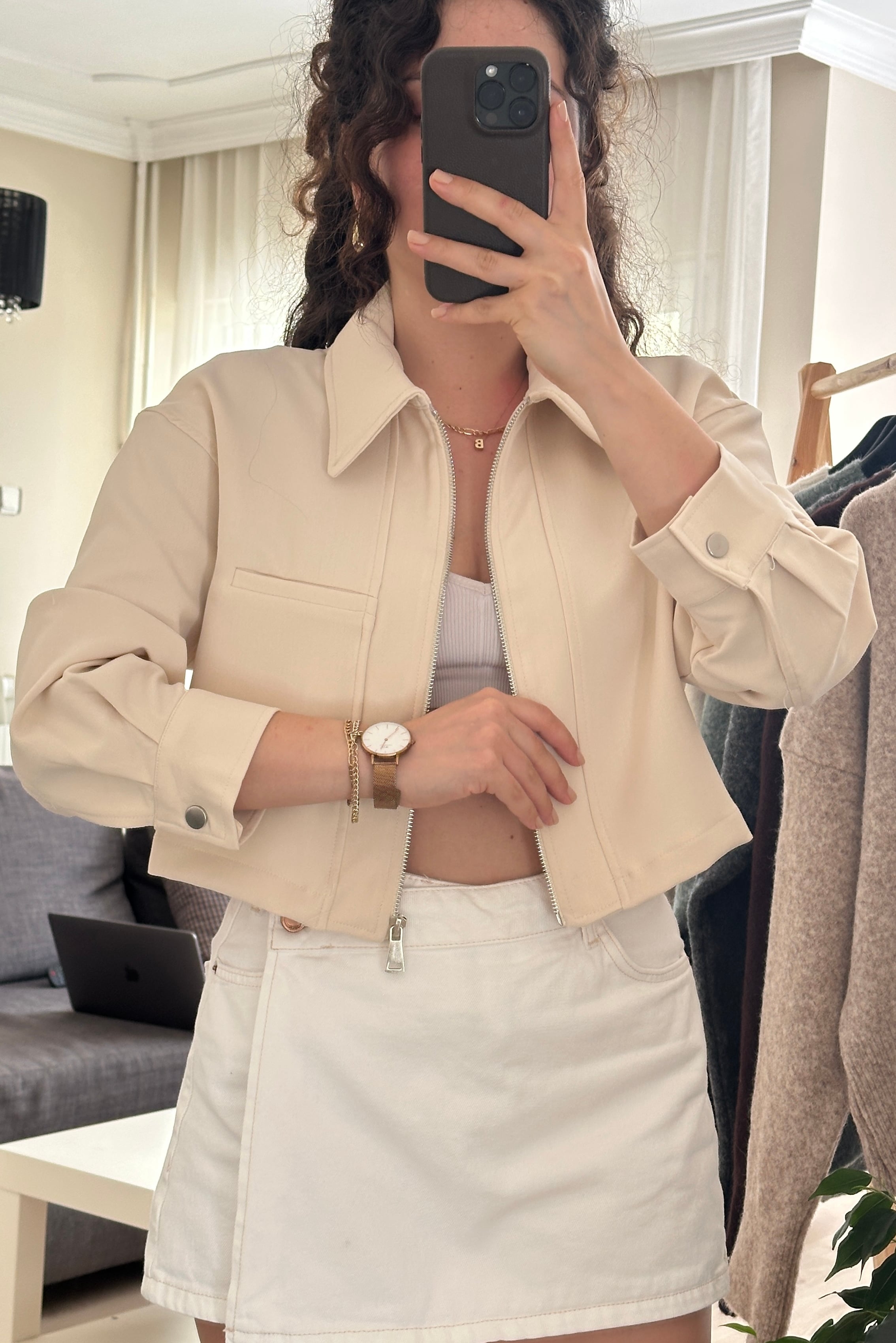 ZR Crop Ceket