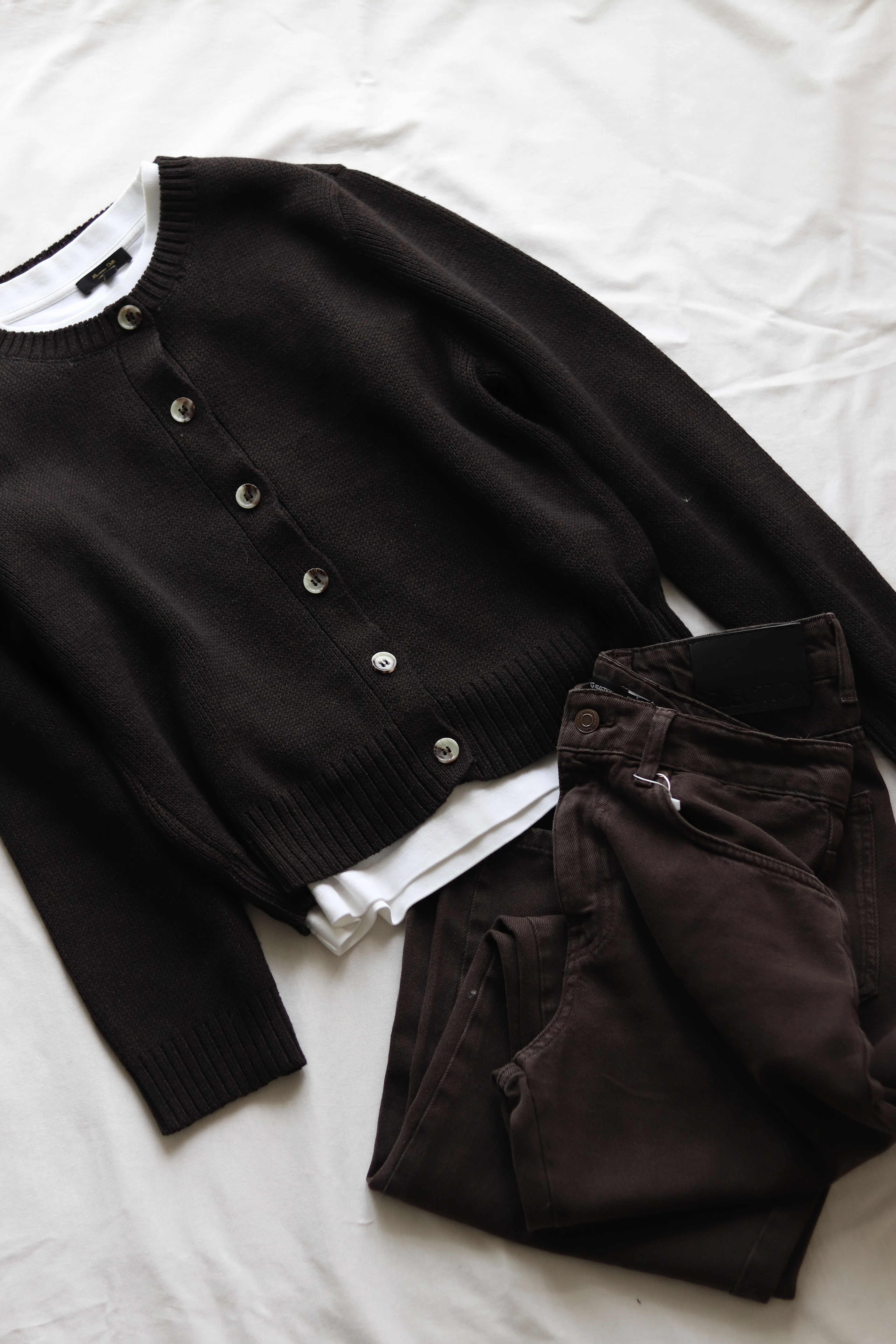 ZR Acı Kahve Triko Hırka