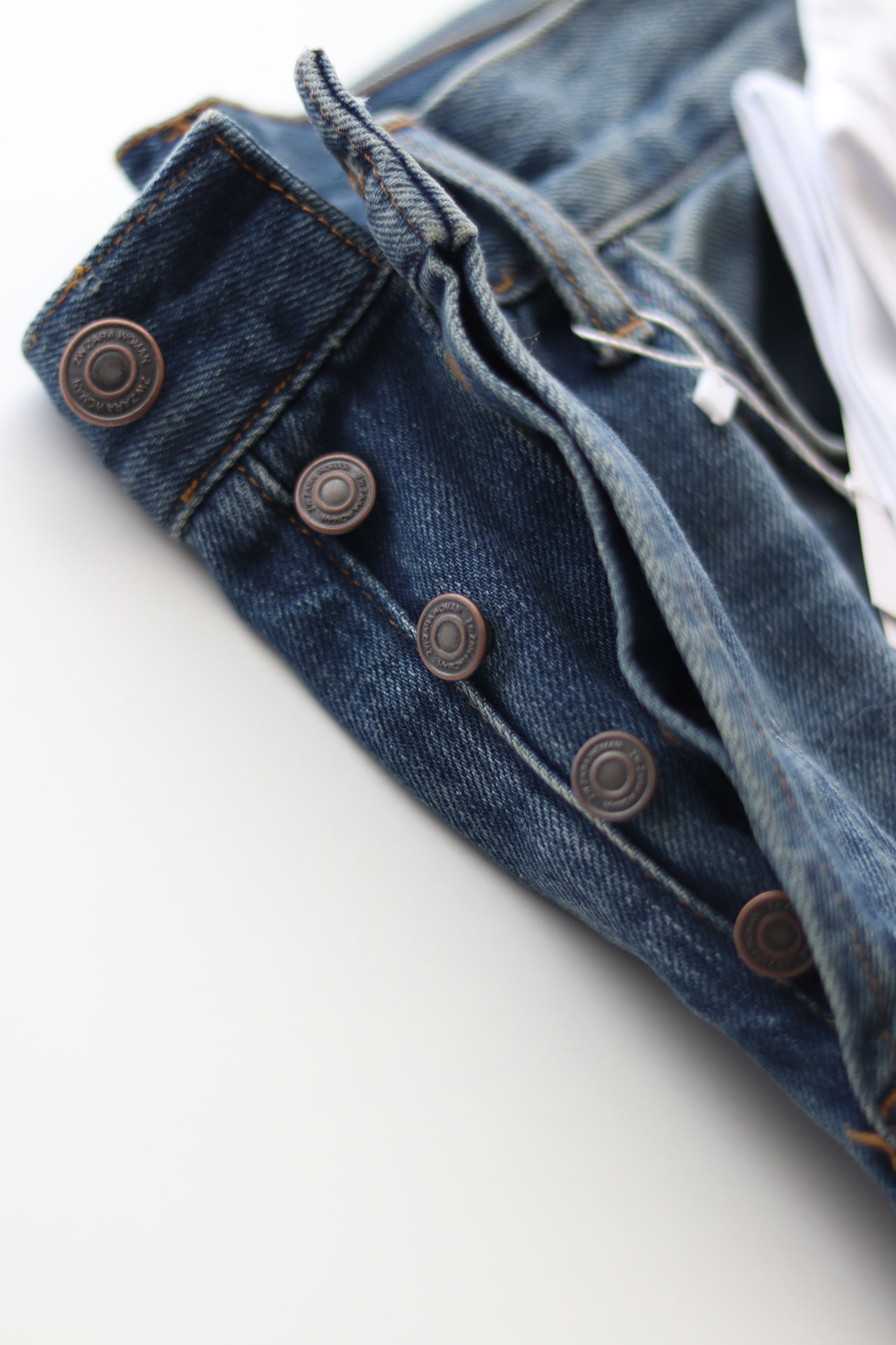ZR Koyu Mavi Wide Leg Jean