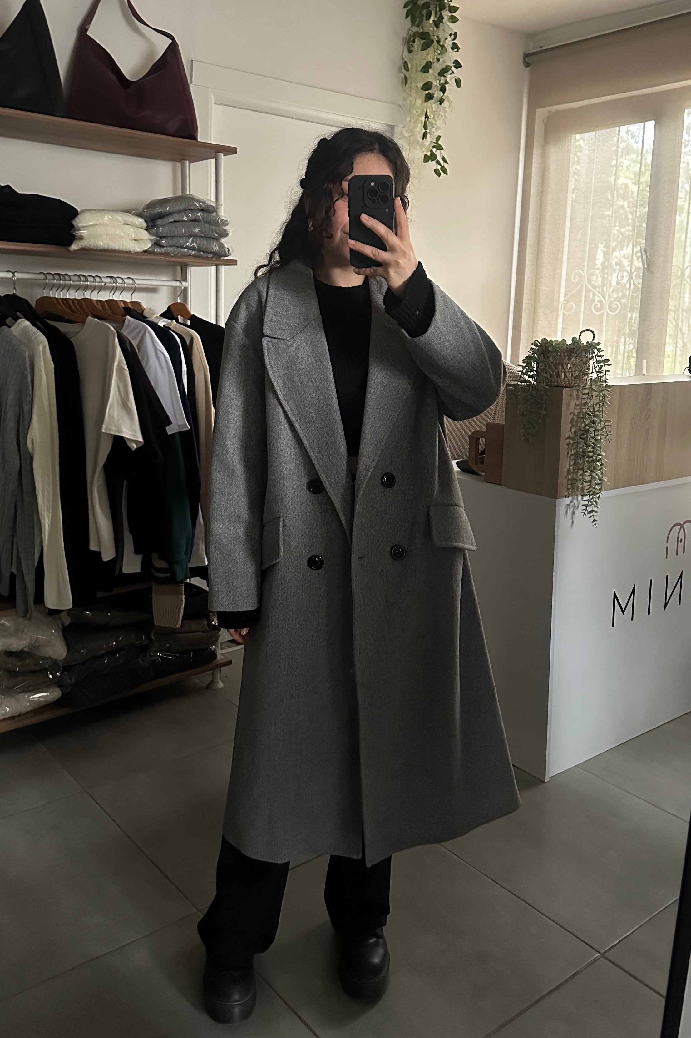 MD Oversize Kaşe Kaban