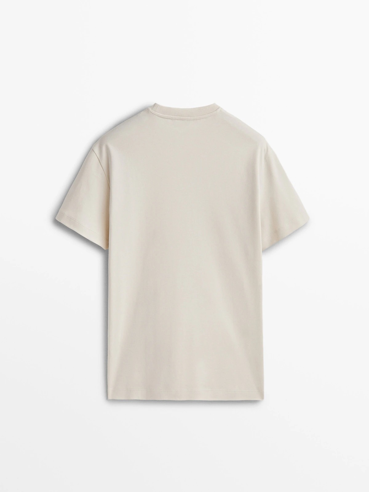 MD Unisex Tshirt - %100 Pamuk - Krem