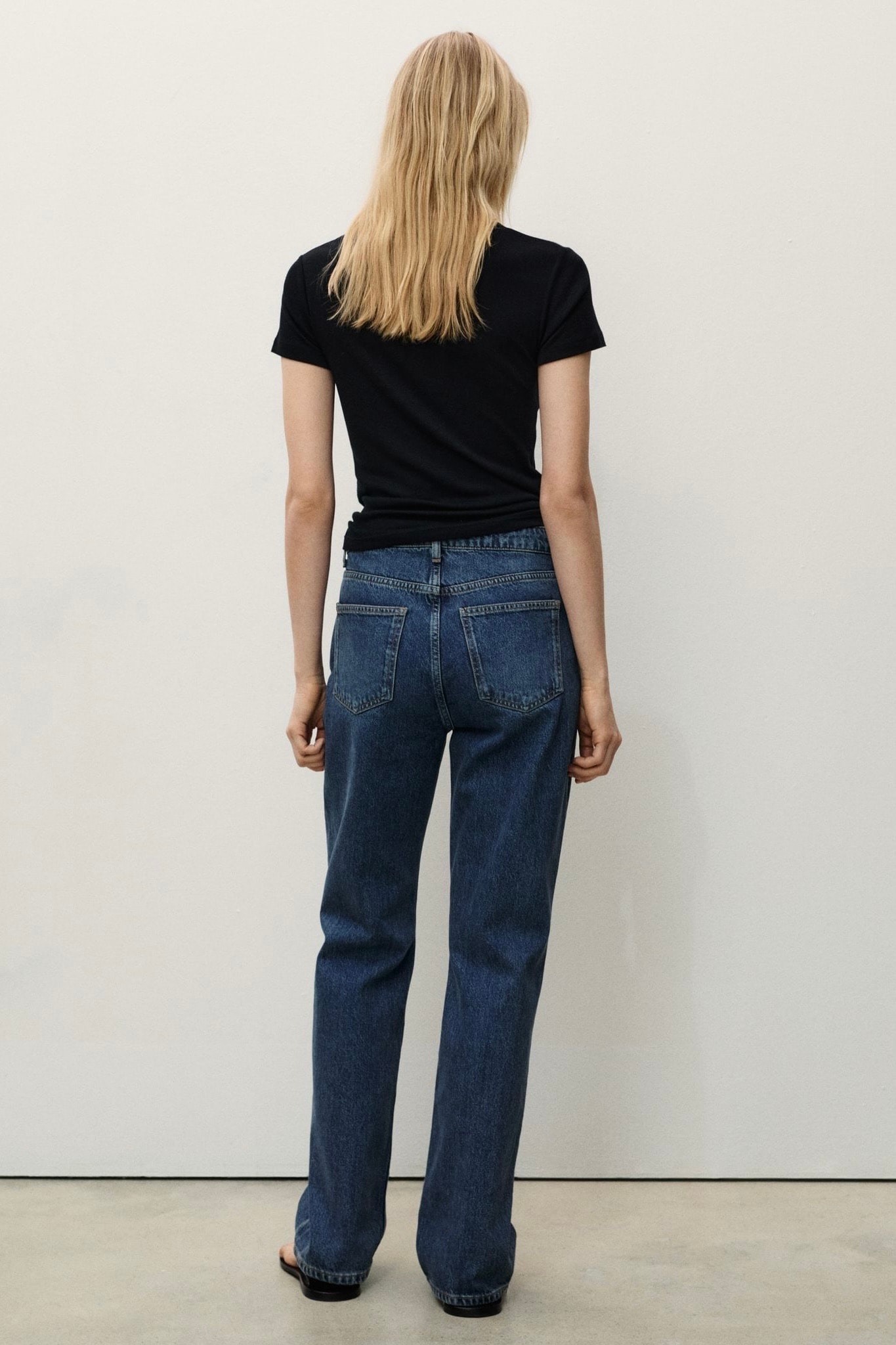 MNG Matilda Orta bel Straight Jean