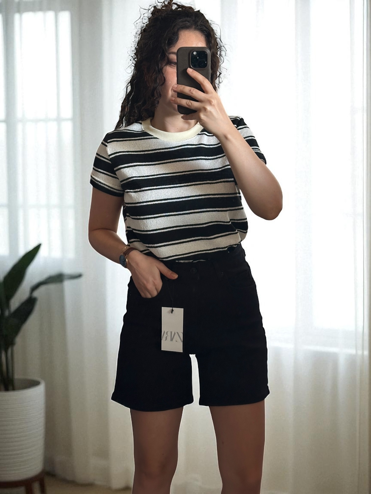 MD Çizgili Triko Tshirt